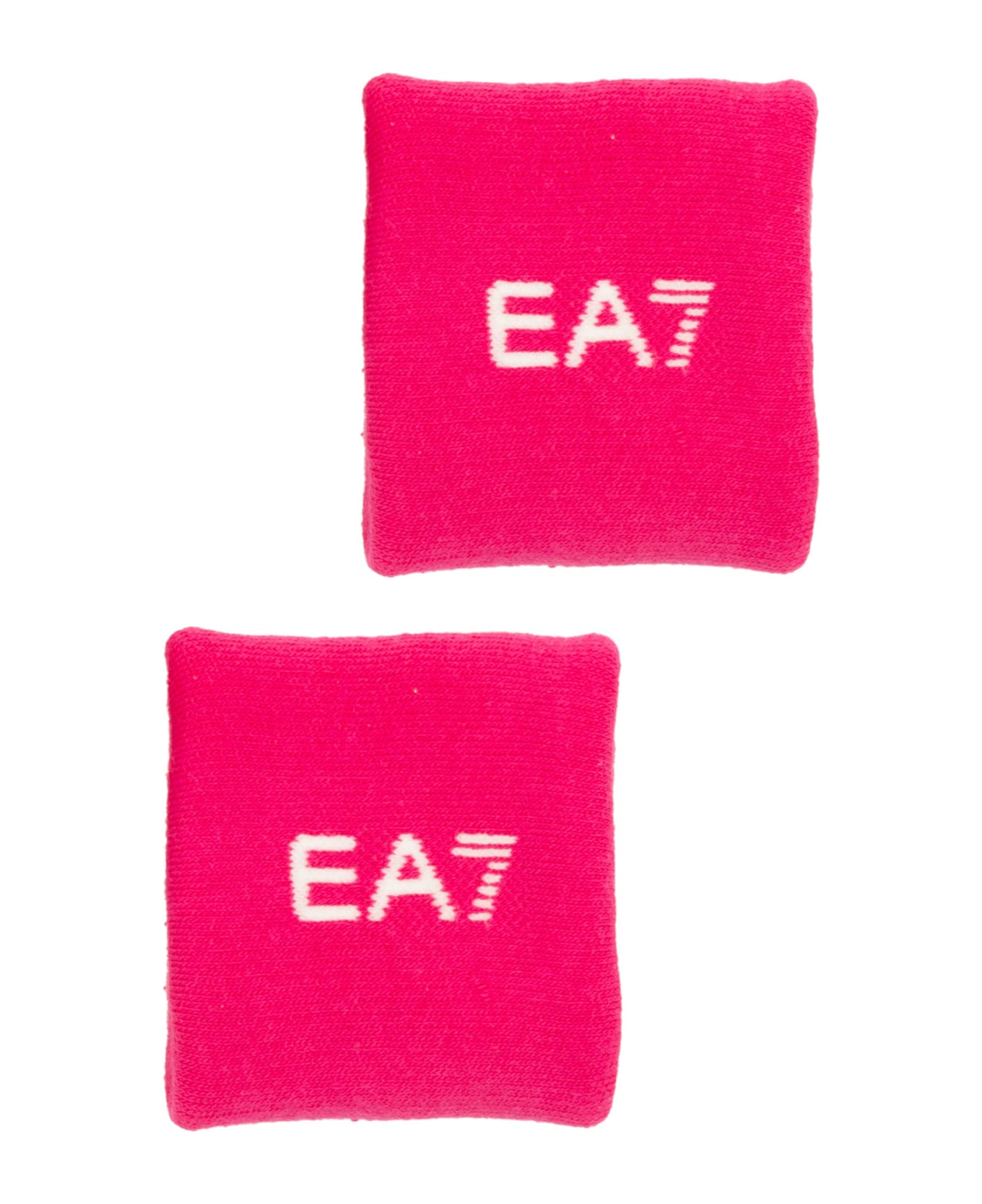 EA7 Gloves - Fuchsia - White