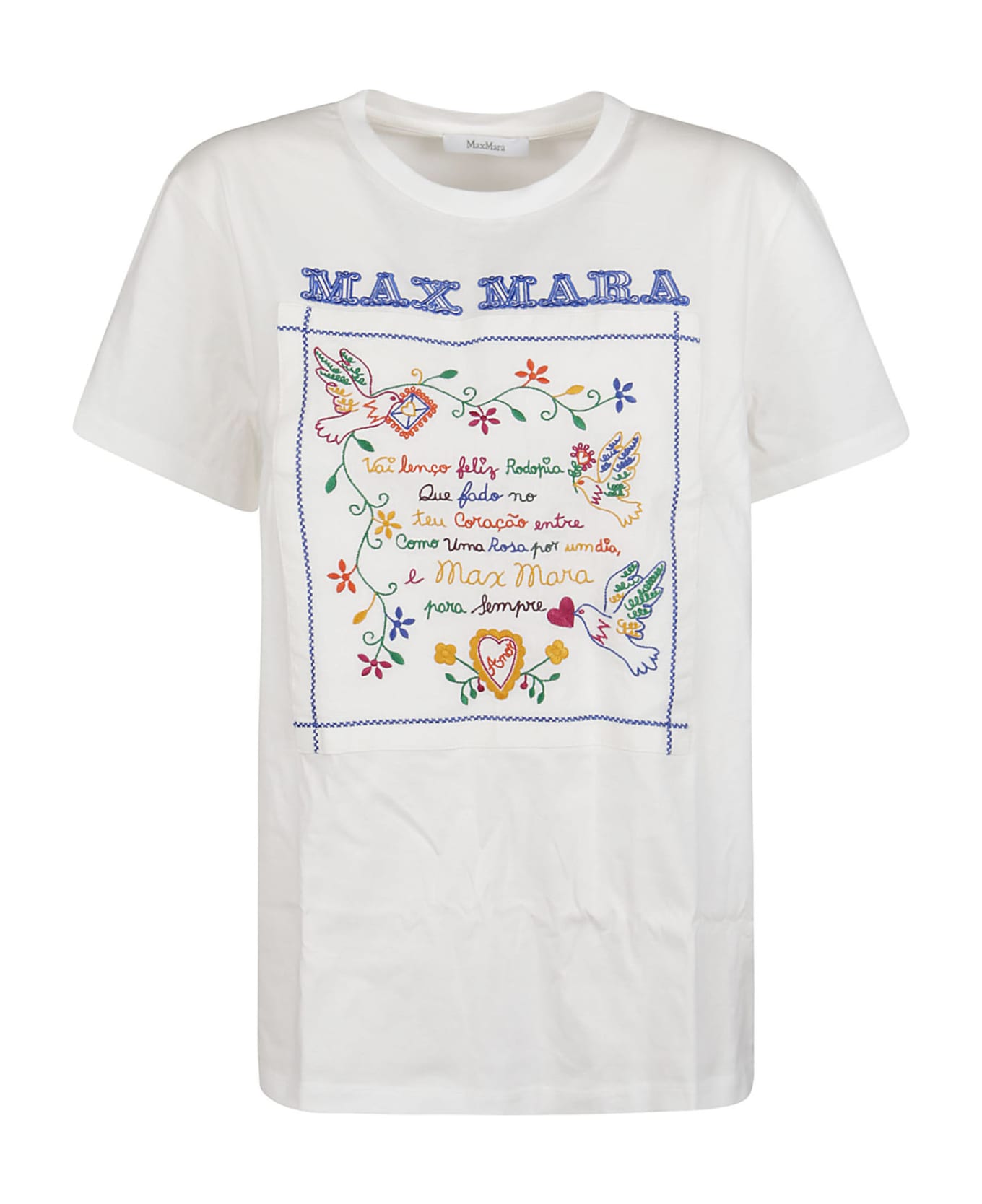 Max Mara Tshirt T-shirt - Bianco