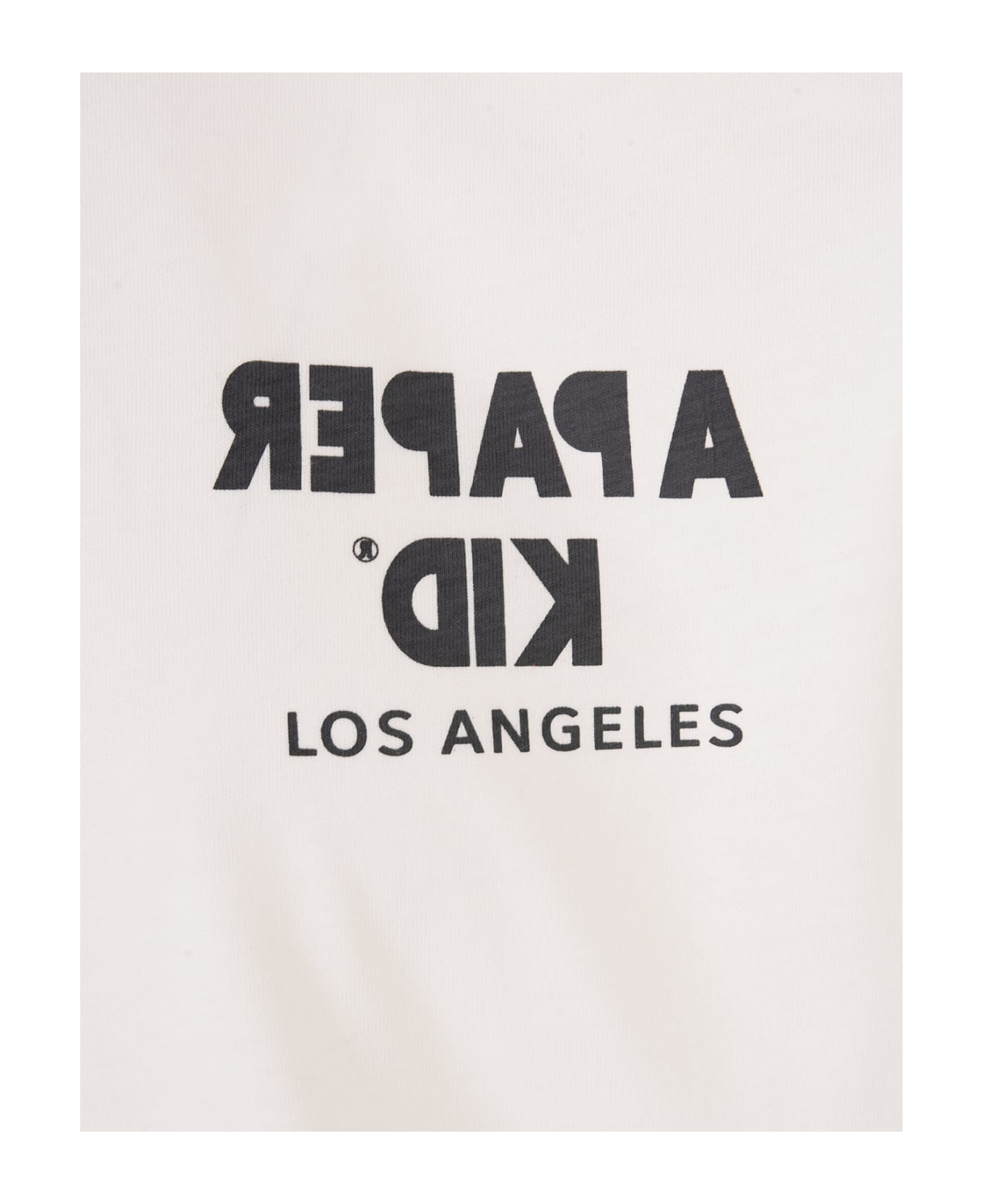 A Paper Kid Los Angeles T-shirt In White - White
