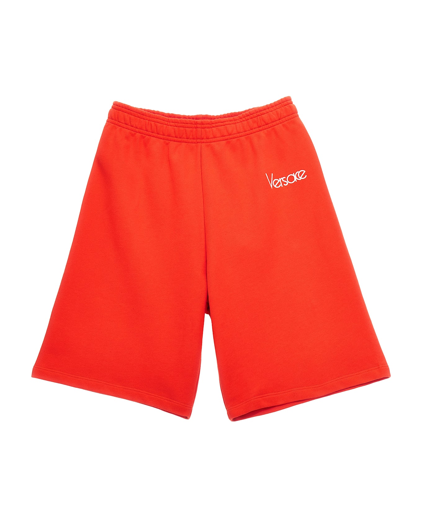 Versace '90s Vintage Logo' Bermuda Shorts - Red