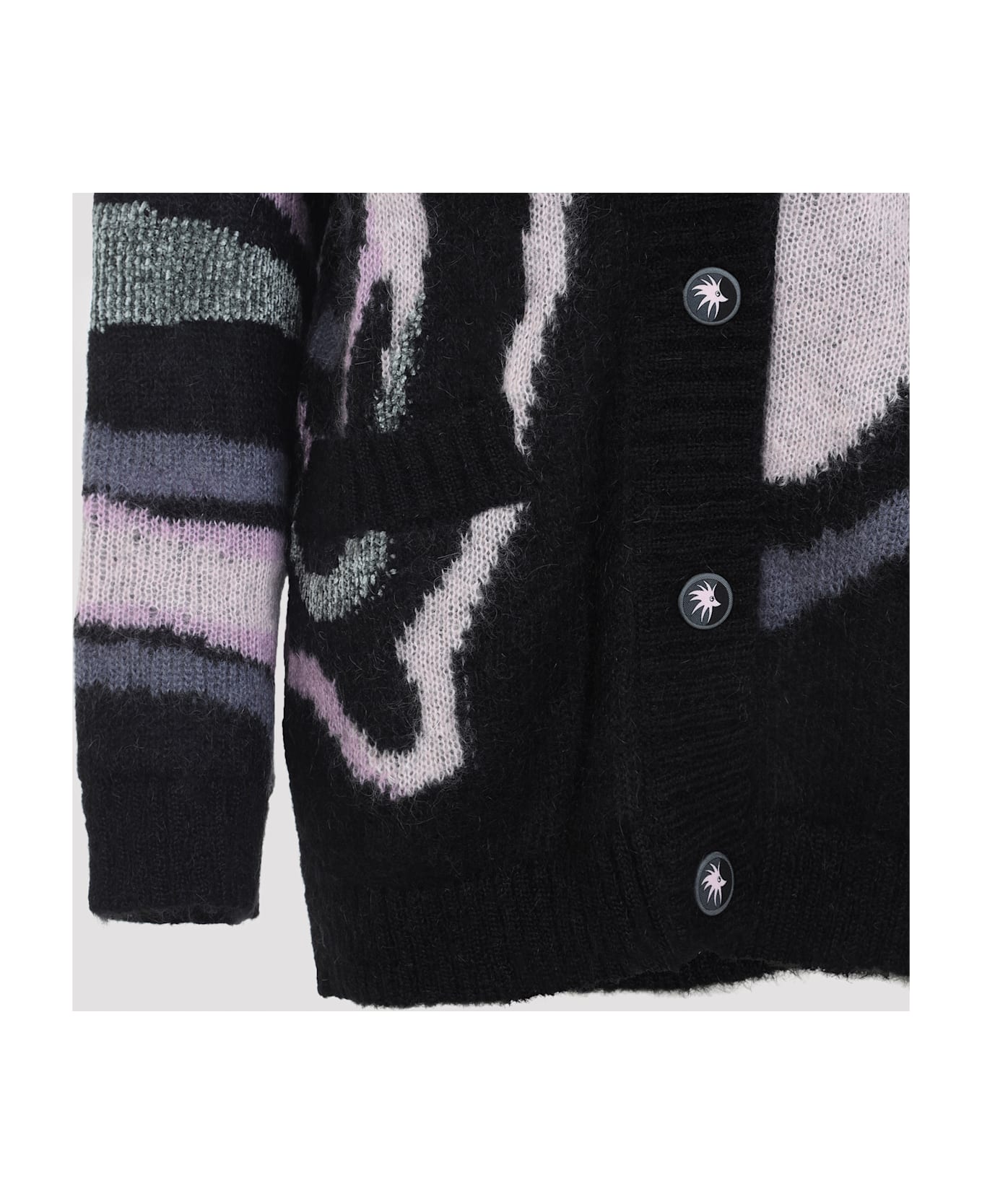 Pucci Cardigan - Black Pink
