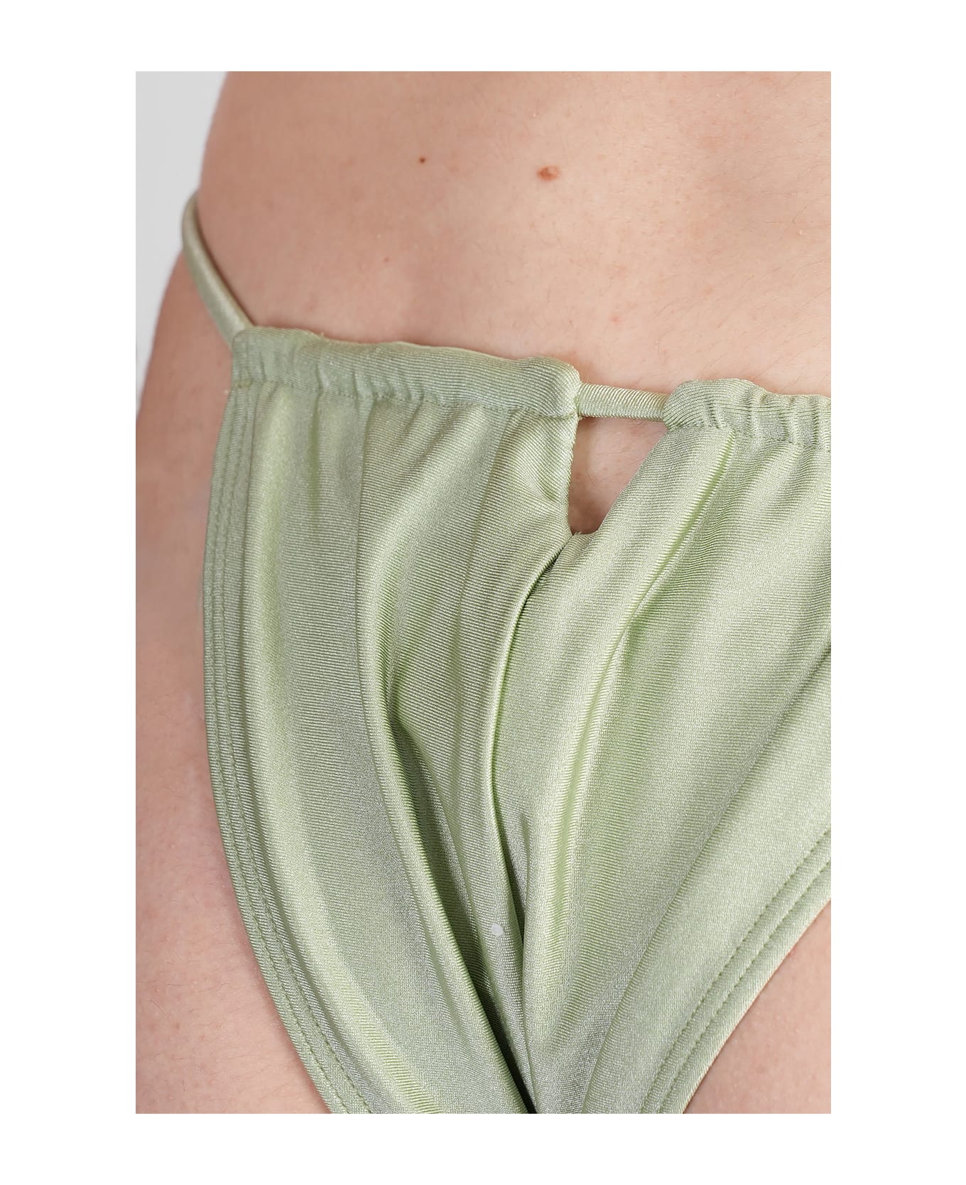 Cult Gaia Anoki Beachwear In Green Polyamide - green