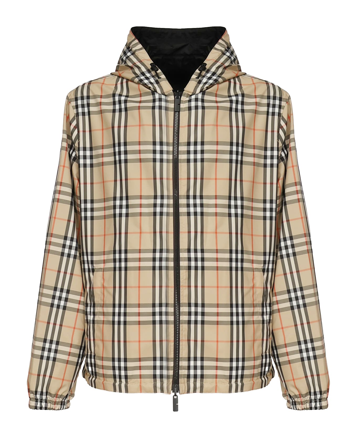Burberry Reversible Check Jacket - SAND