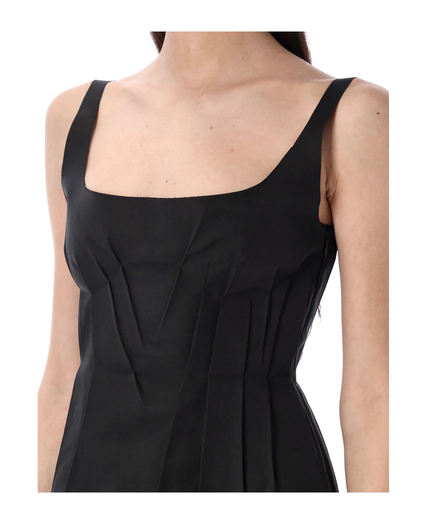 Marni Bonded Poplin Mini Dress - BLACK ワンピース＆ドレス