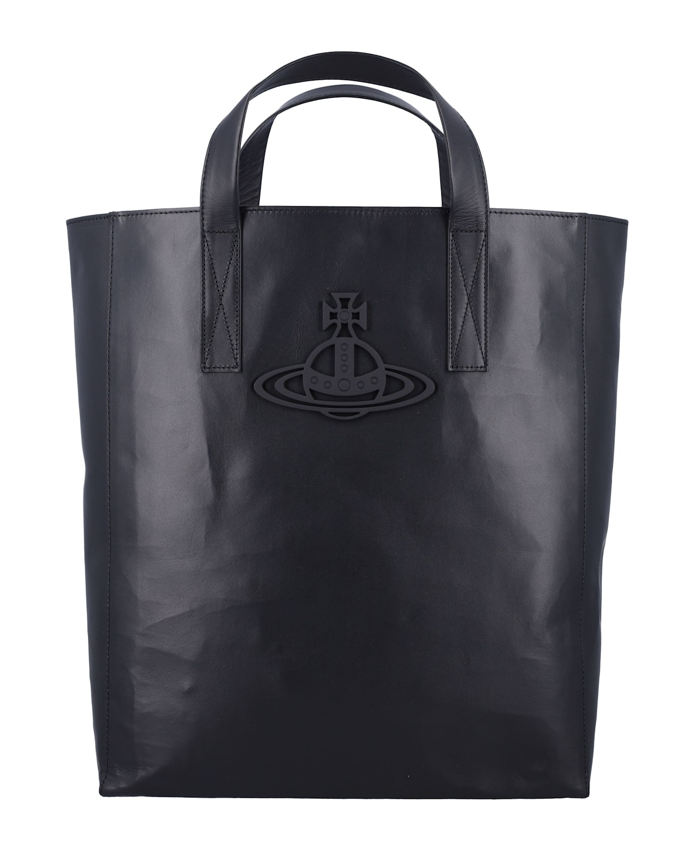 Vivienne Westwood Sarah Medium Tote Bag - BLACK