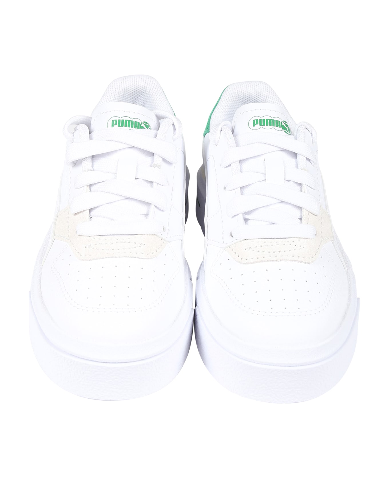 Puma White Sneakers For Kids - White シューズ