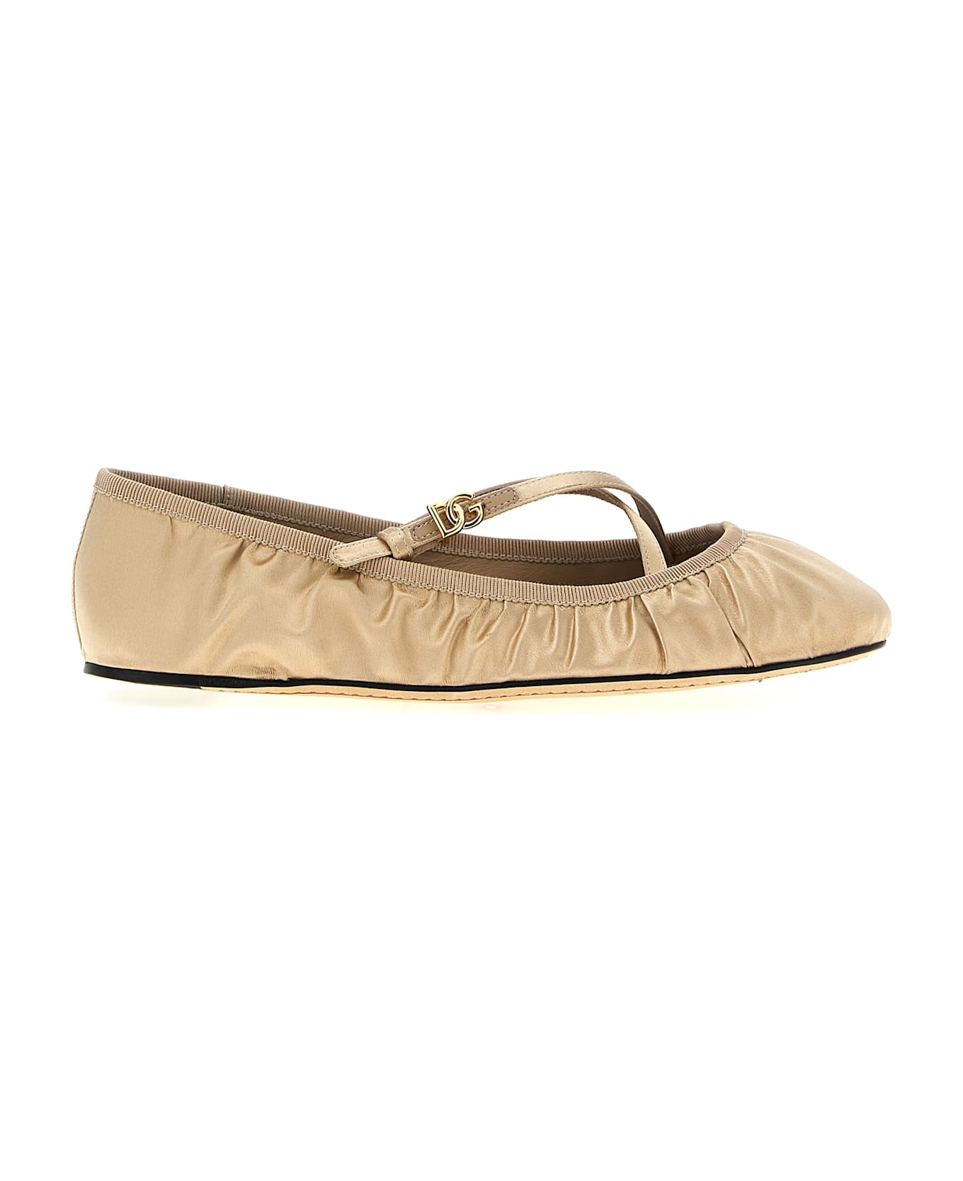Dolce & Gabbana 'vally' Ballet Flats - Beige