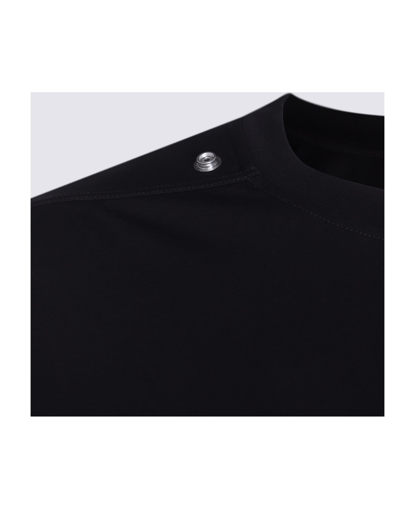 Rick Owens Black Cotton Tommy T T-shirt - Black