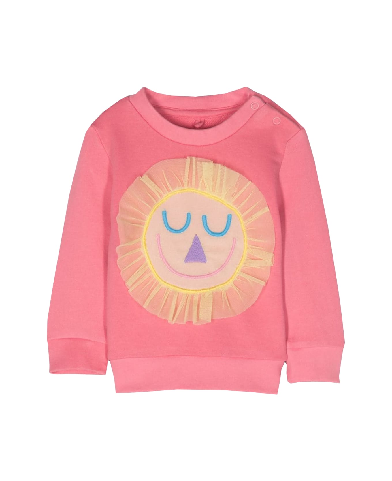 Stella McCartney Kids Cotton Sweatshirt - Rose ニットウェア＆スウェットシャツ