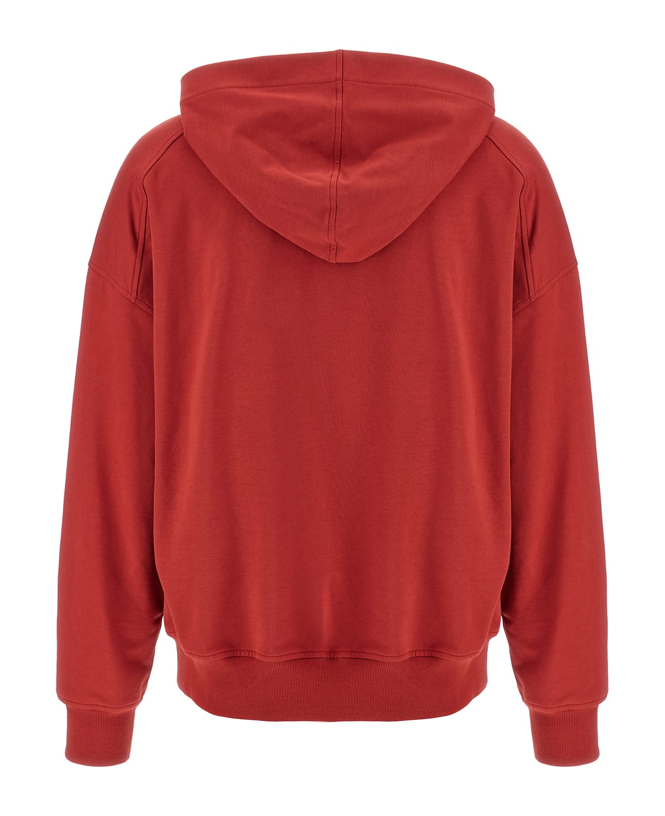 Brunello Cucinelli 
shiny Trims
 Hoodie - Red