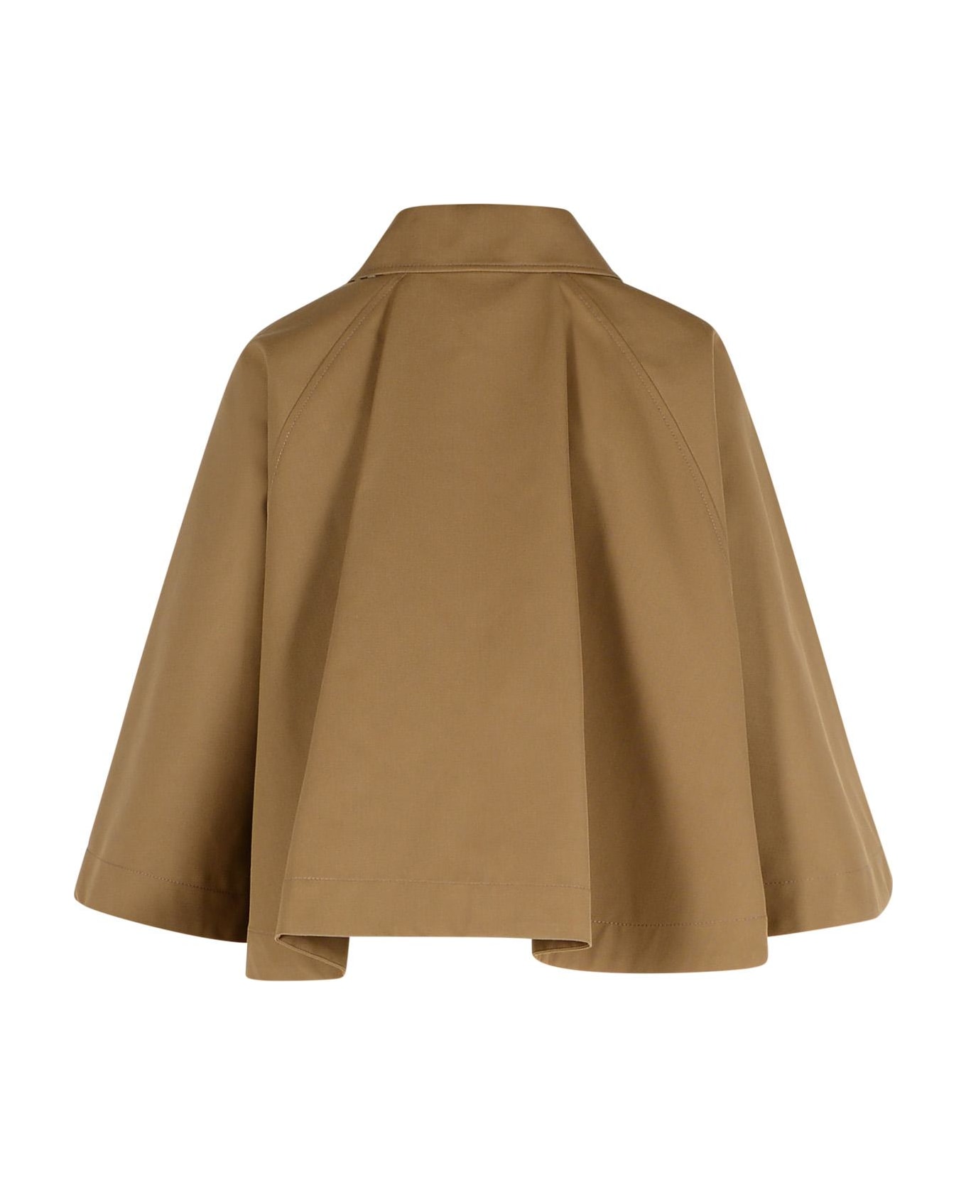 Burberry Beige Polyester Blend Cape - Beige
