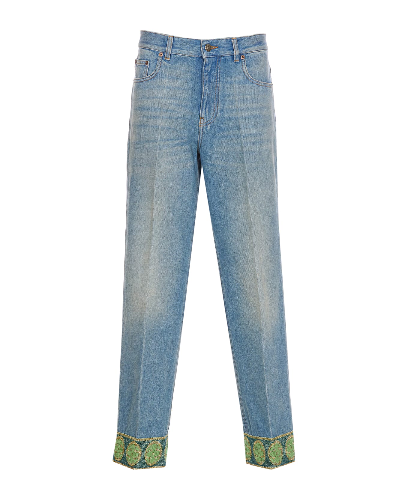 Valentino Garavani Denim Pants - Blue