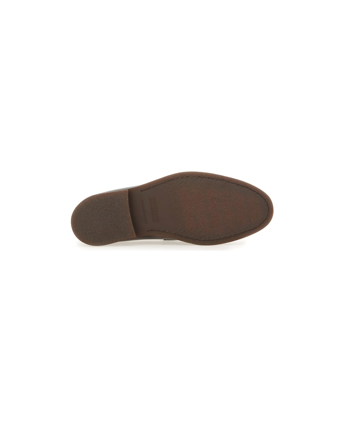 Brunello Cucinelli Leather Loafer - BROWN