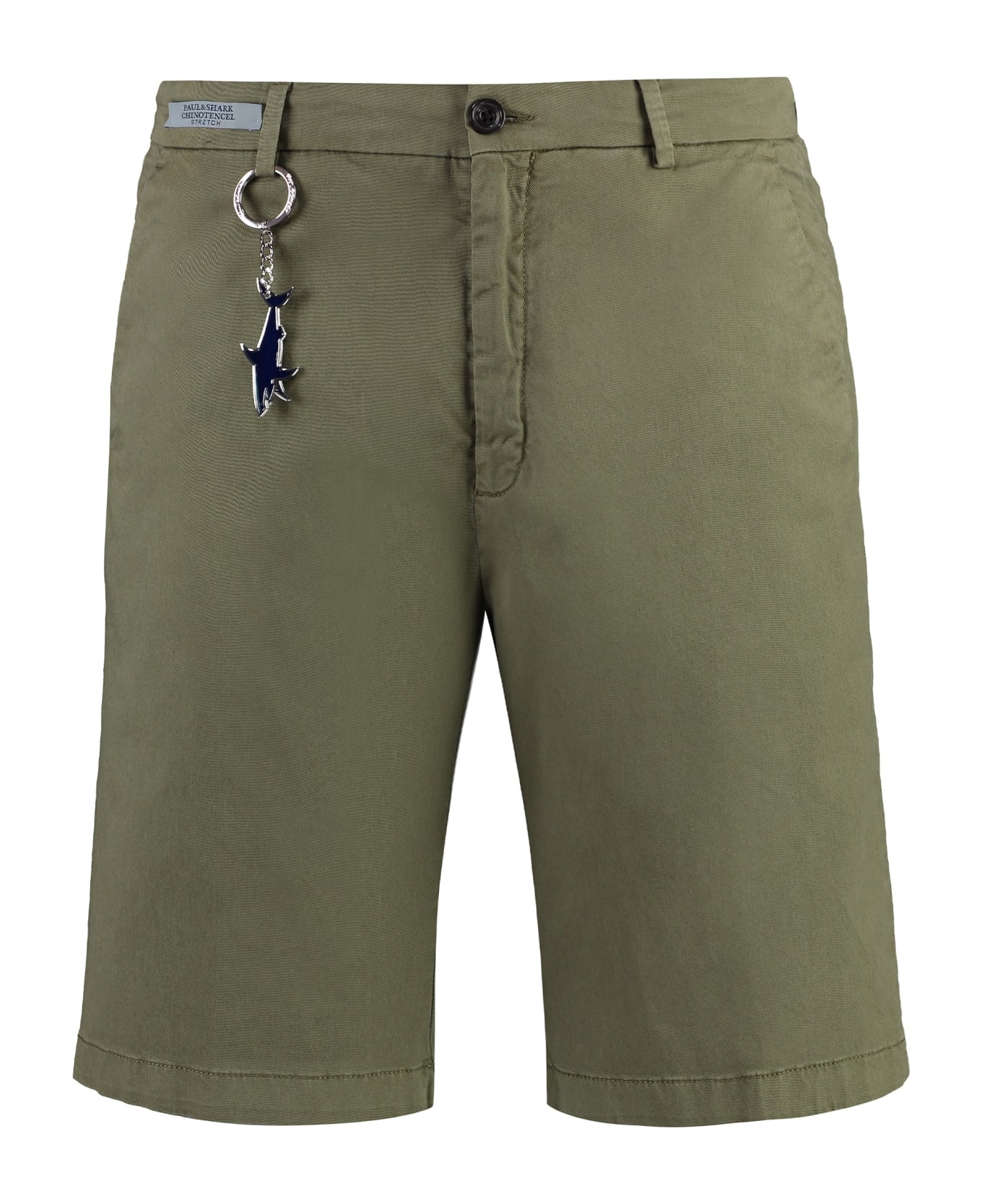 Paul&Shark Cotton Bermuda Shorts - green