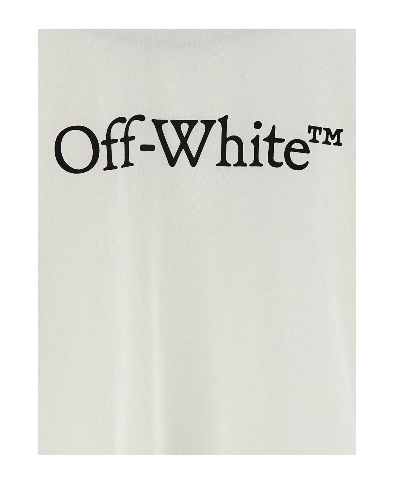 Off-White 
big Logo
 T-shirt - White