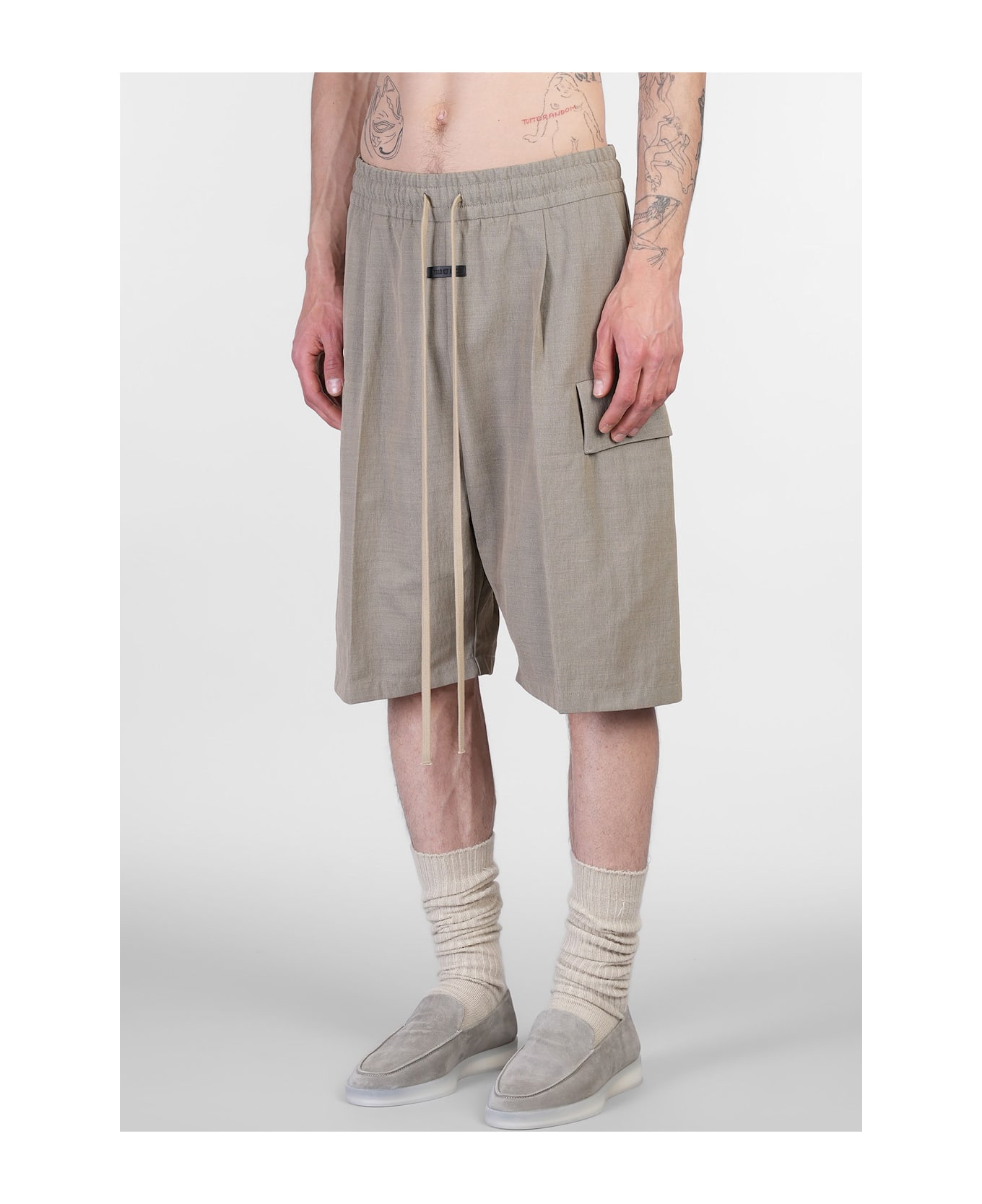 Fear of God Shorts In Beige Polyamide - beige