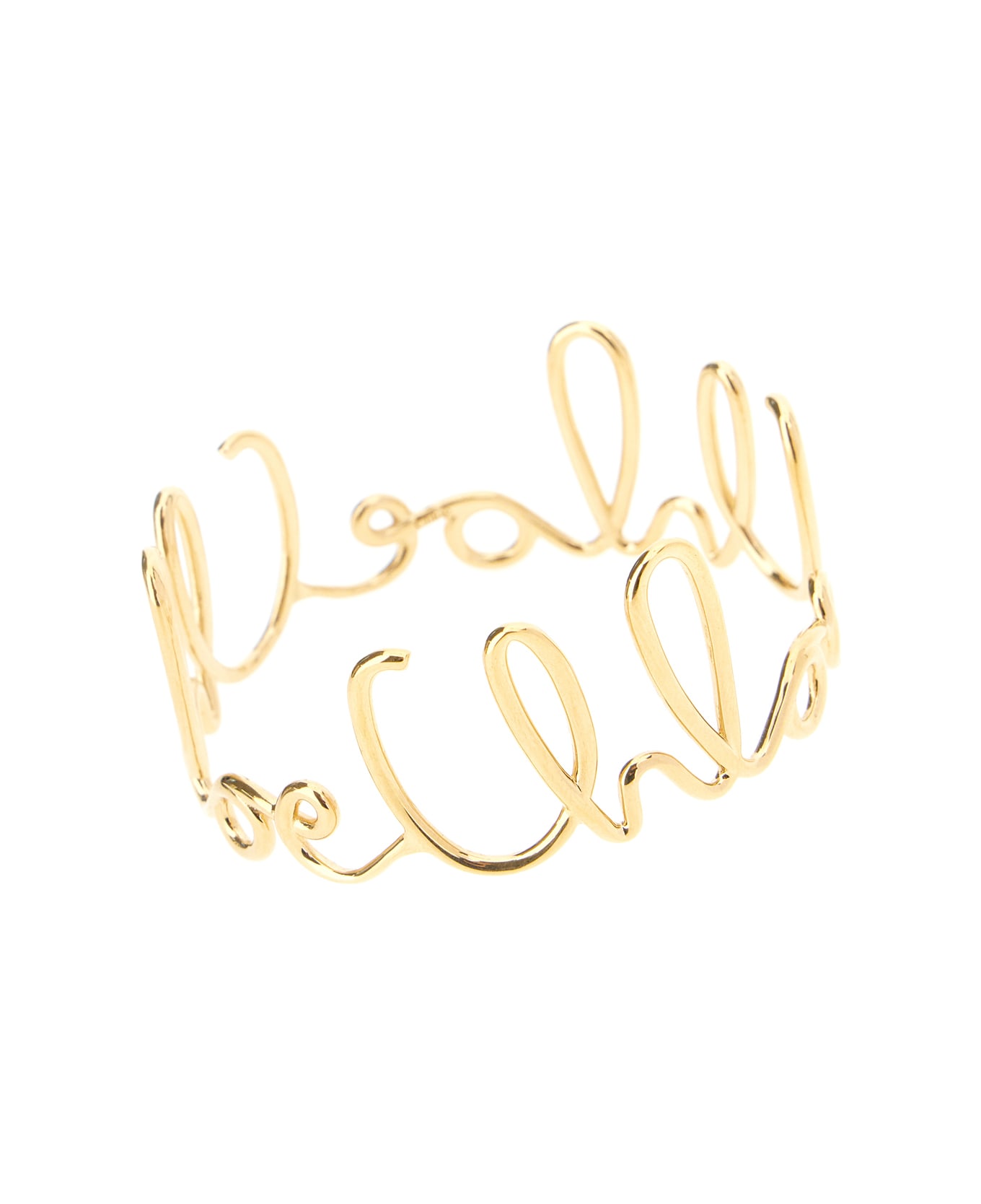 Chloé Gold Metal Bracelets - VINTAGE GOLD