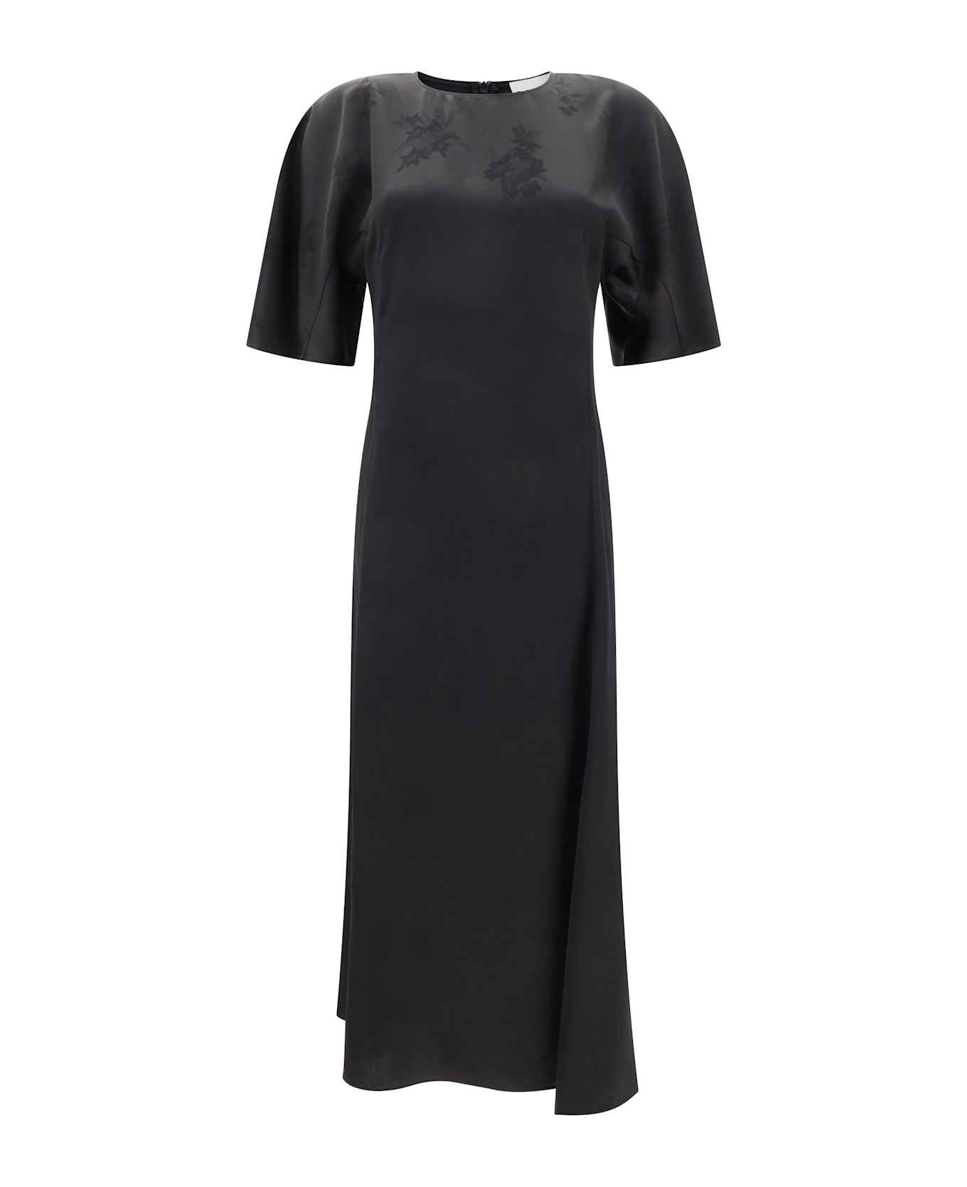 Ganni Satin Long Dress
