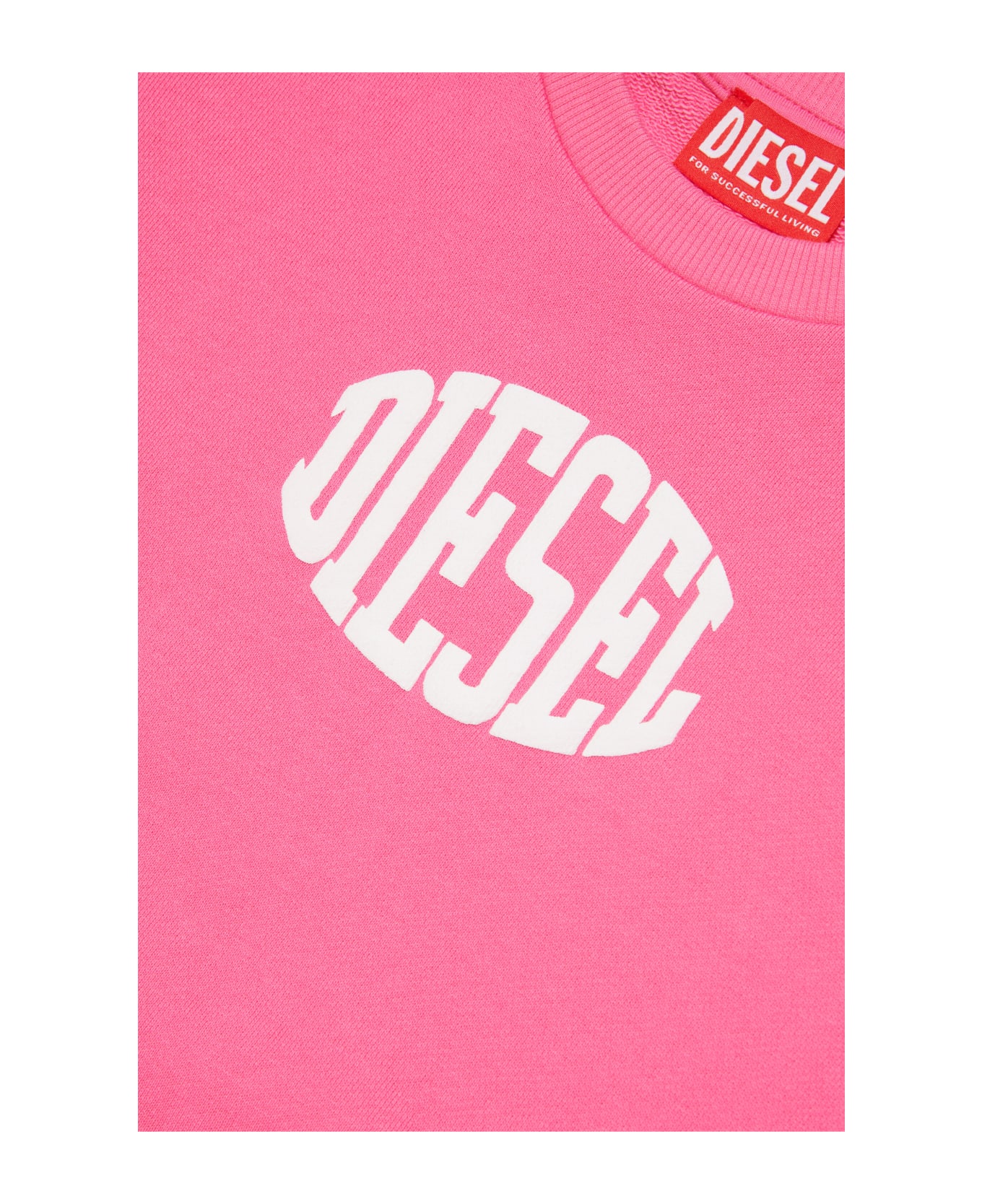Diesel Siwi Sweat-shirt Diesel Crew-neck Sweatshirt With Puffy Print ニットウェア＆スウェットシャツ