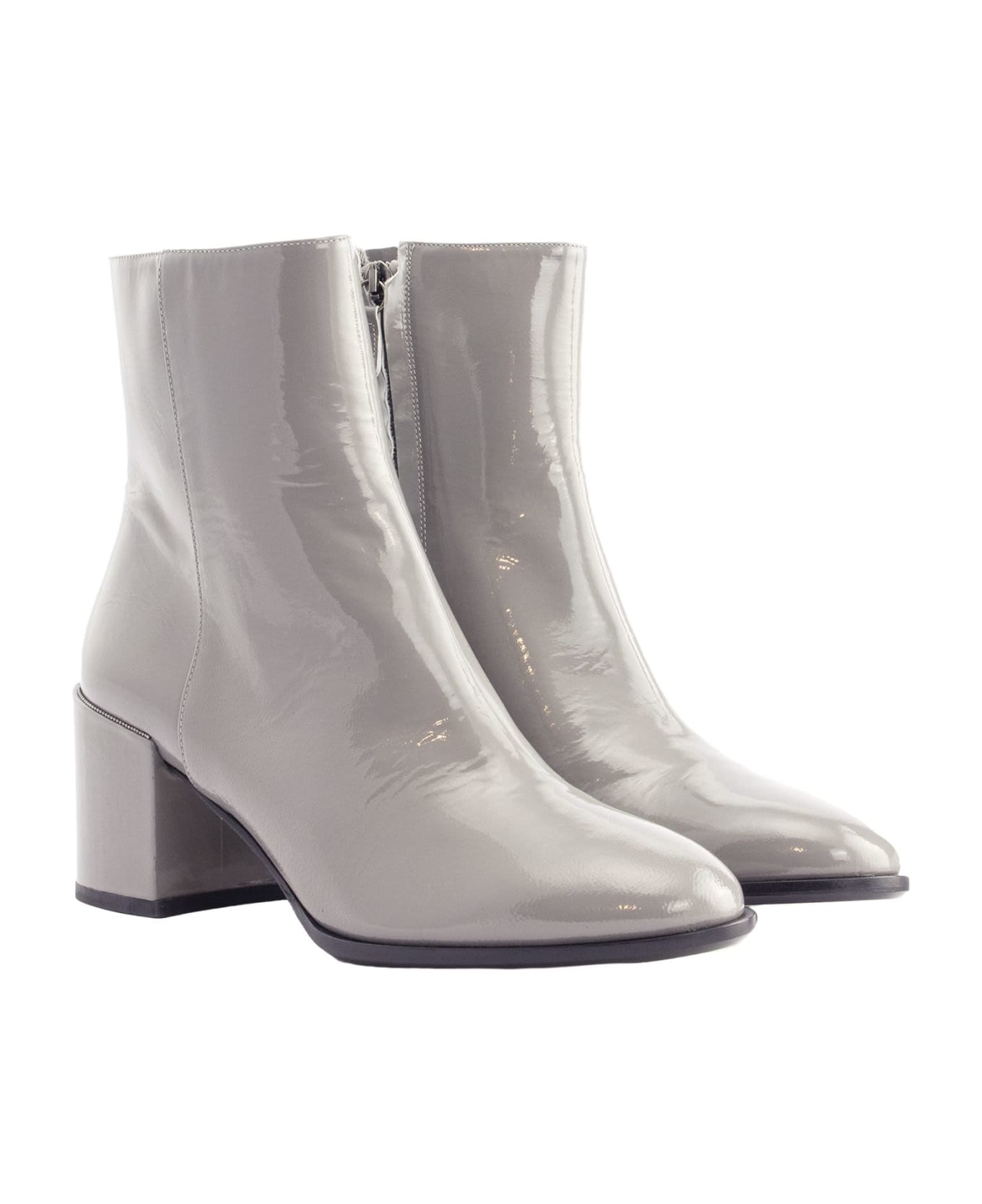 Fabiana Filippi Elegant Leather Boots - Grey