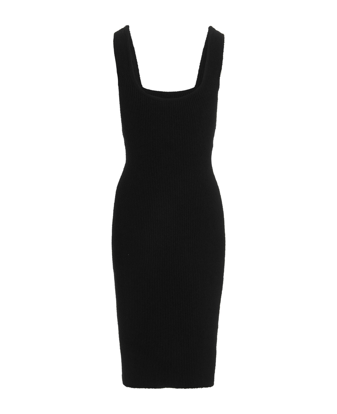WARDROBE.NYC Knit Midi Dress - Black  