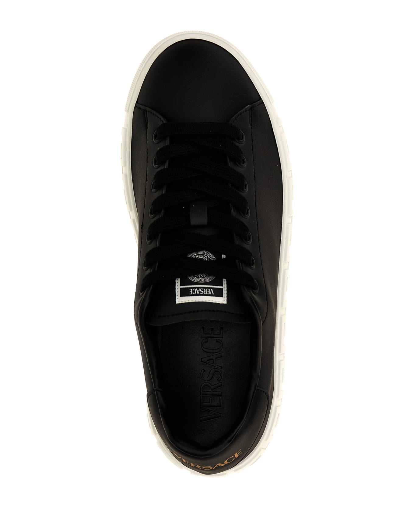 Versace 'greca' Sneakers - White/Black