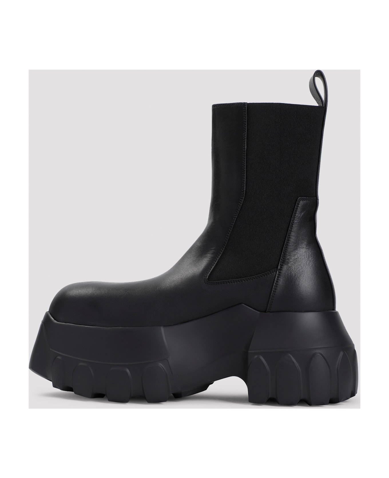 Rick Owens Mega Tractor Beatle Boots - Black Black ブーツ