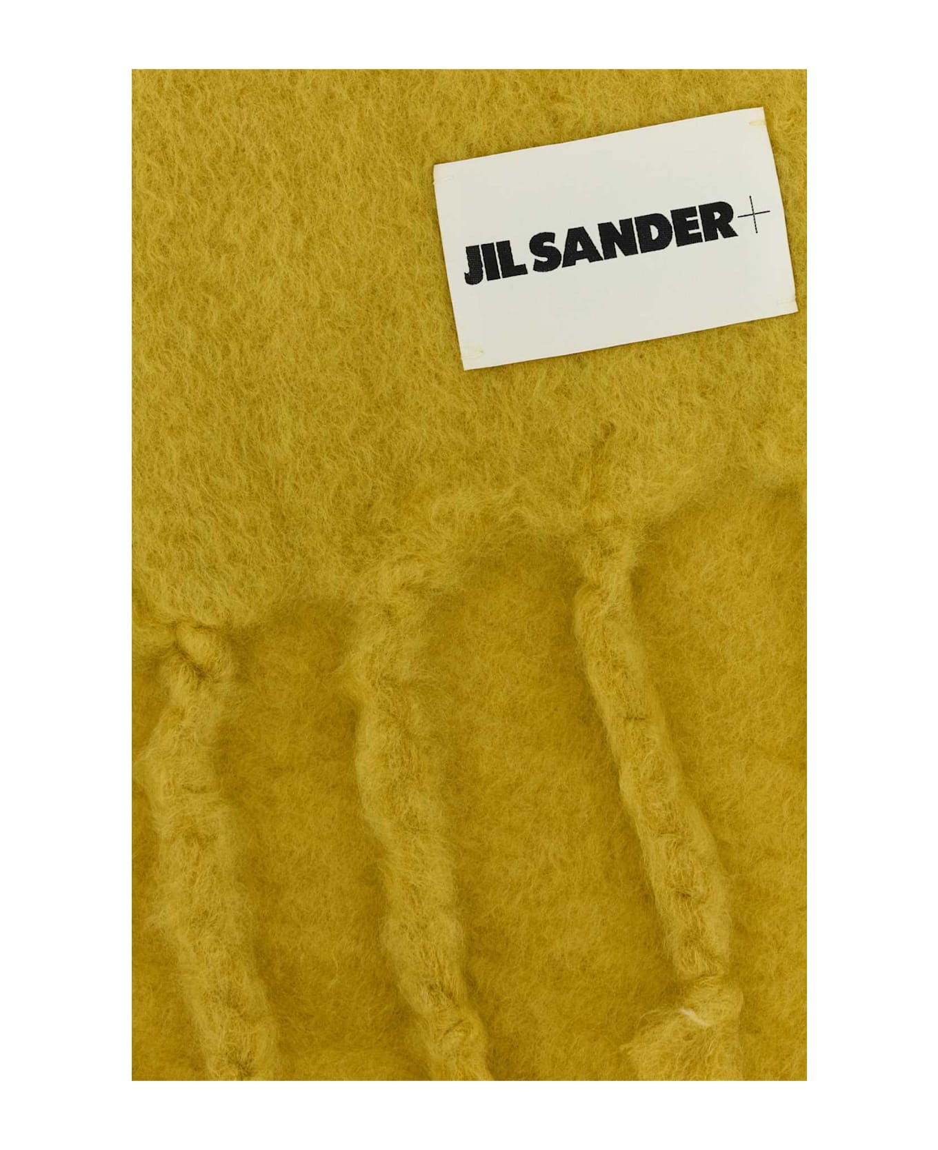 Jil Sander Mustard Mohair Blend Scarf - MUSTARD