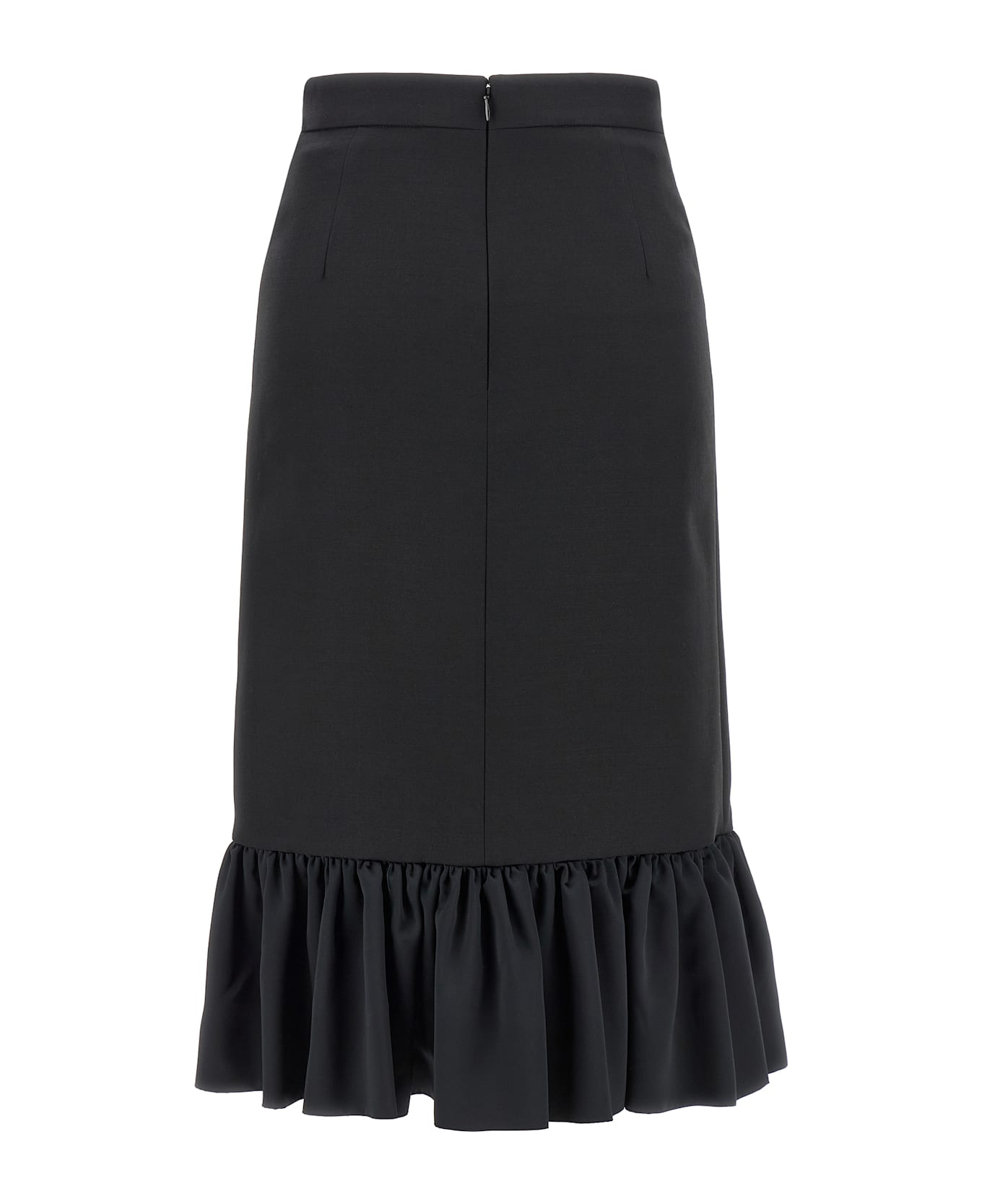 Valentino Garavani Crepe Couture Skirt - Black  
