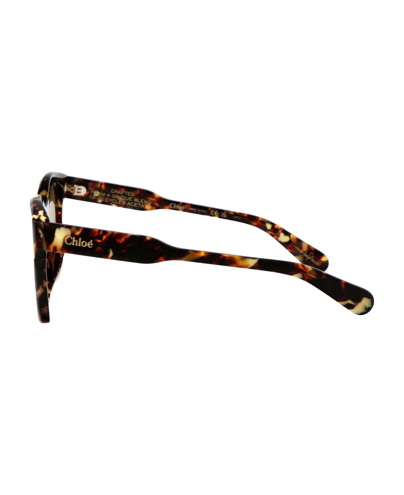 Chloé Eyewear Ch0194sk Sunglasses - 004 HAVANA HAVANA BROWN