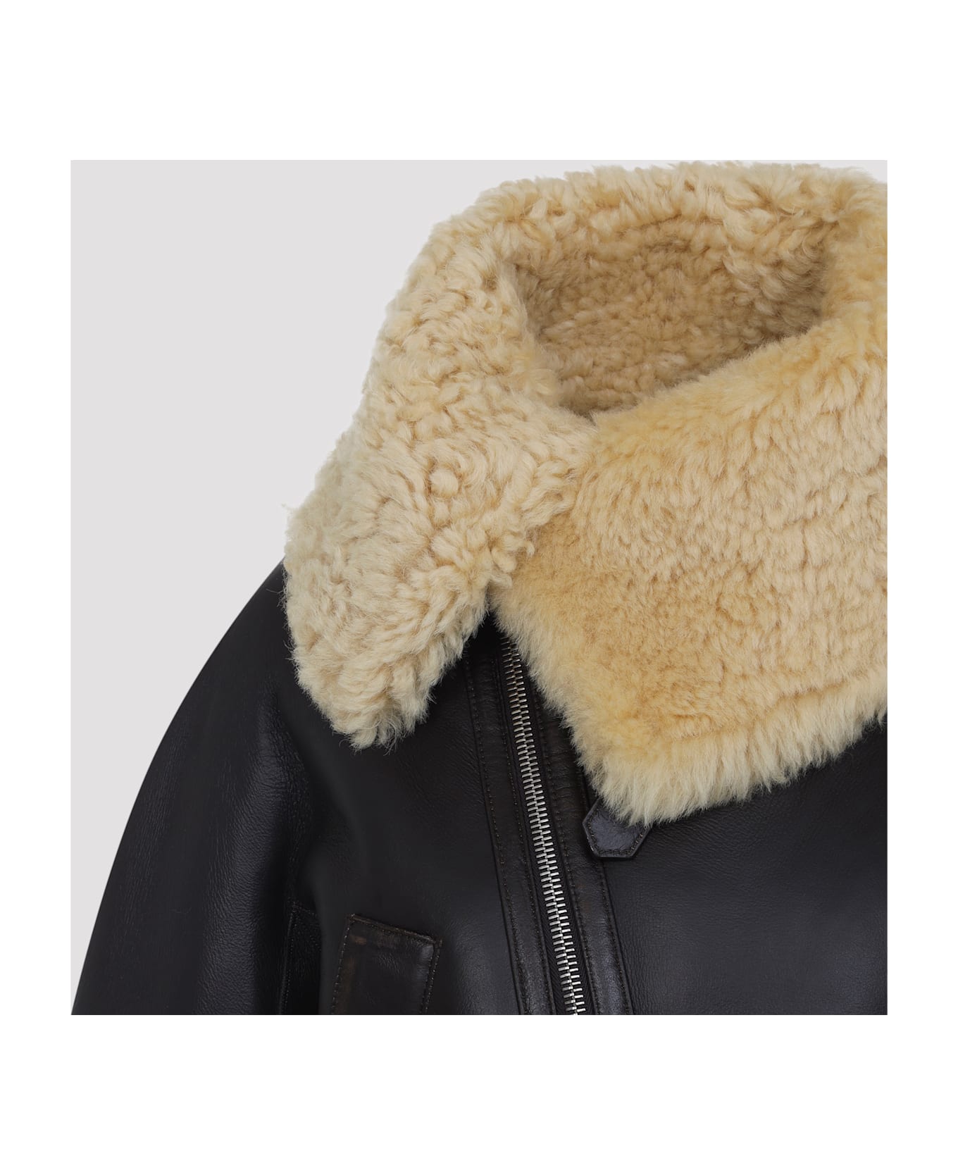 Jacquemus The Aviatore Jacket - Dark Brown
