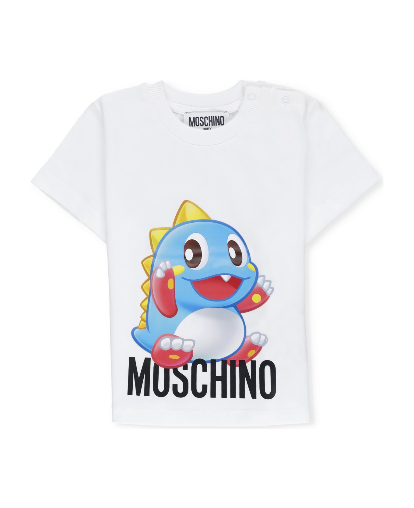 Moschino T-shirt With Print - White Tシャツ＆ポロシャツ
