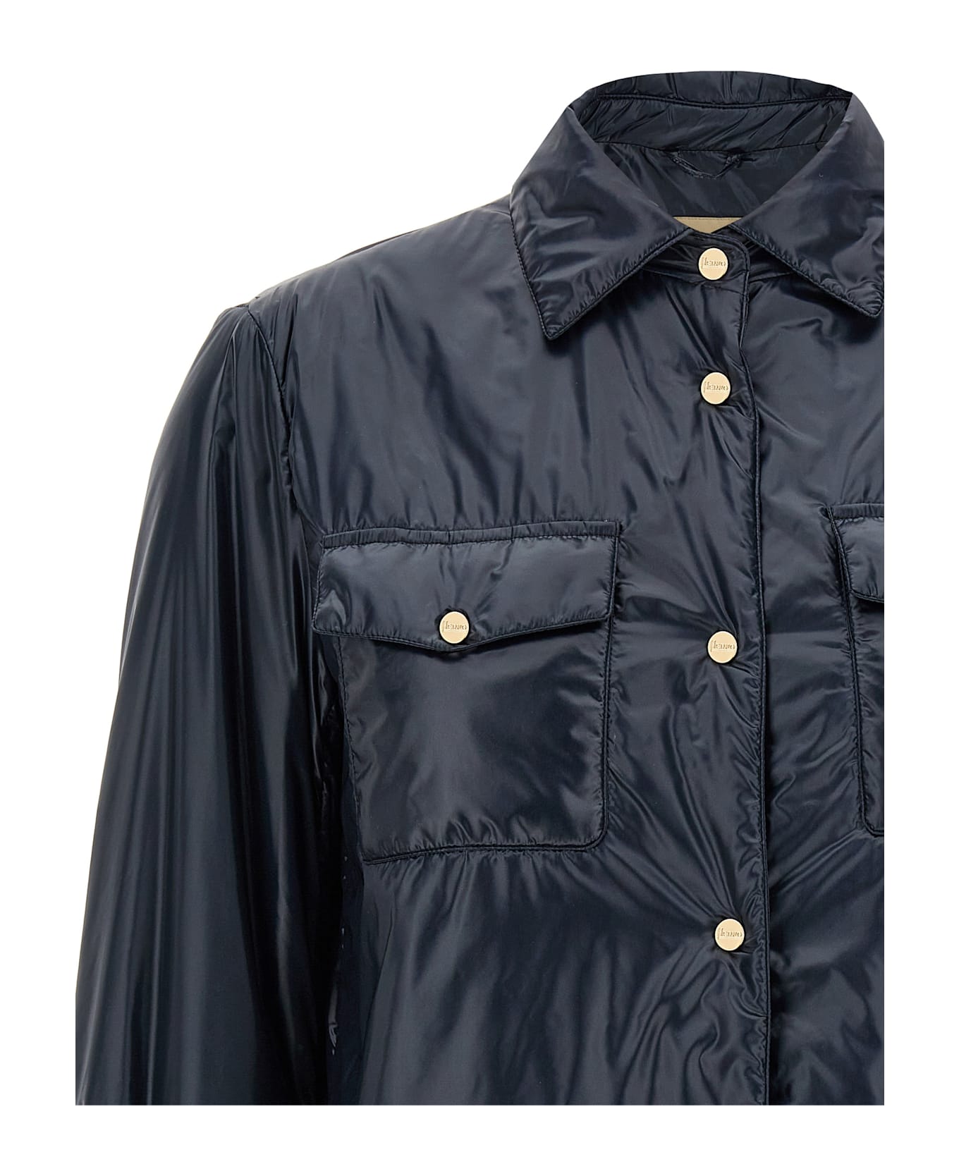 Herno Padded Overshirt - Blue