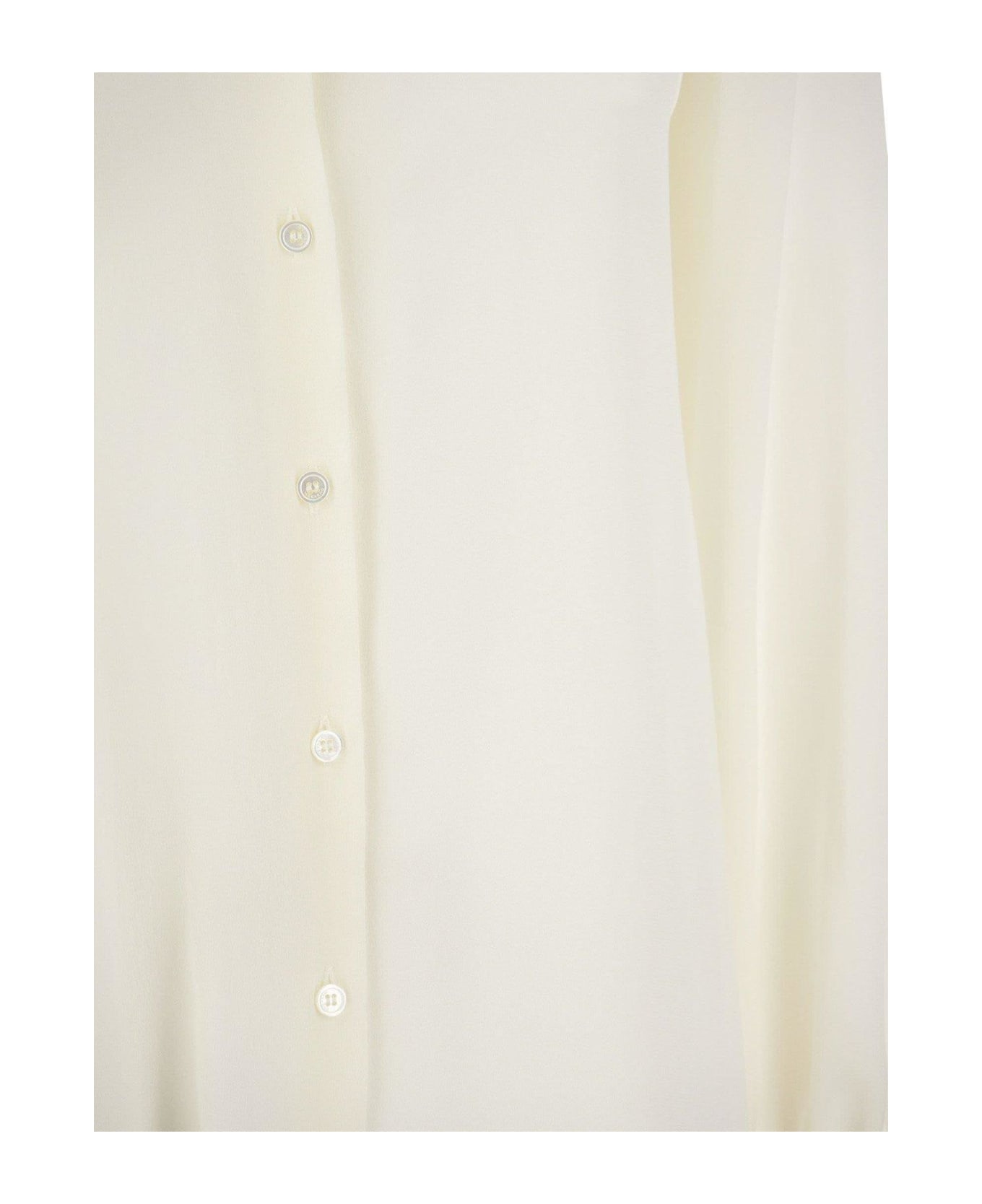 Weekend Max Mara Buttoned Long-sleeved Shirt - WHITE シャツ