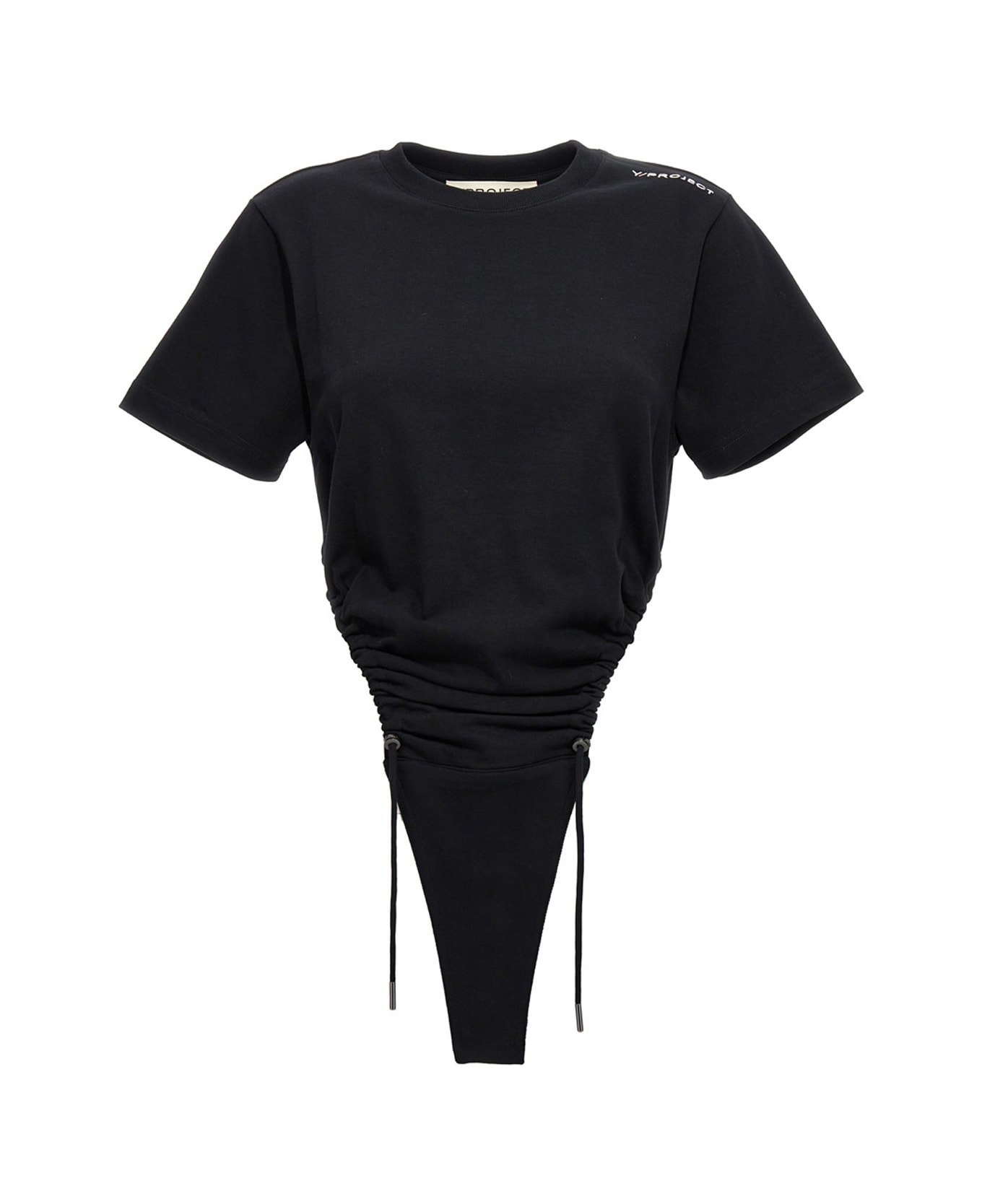 Y/Project RUCHED T-SHIRT BODYSUIT-