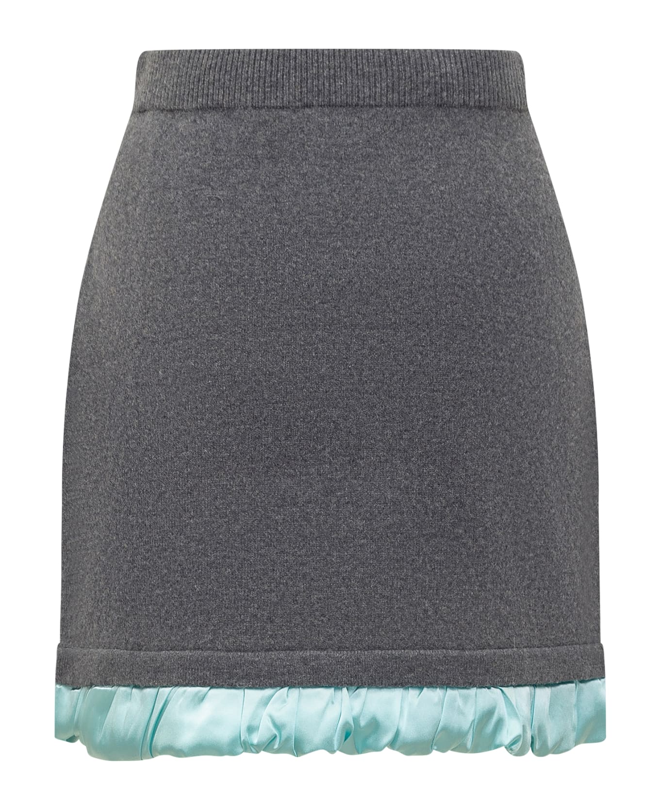 J.W. Anderson Satin Trimmed Skirt - DARK GREY