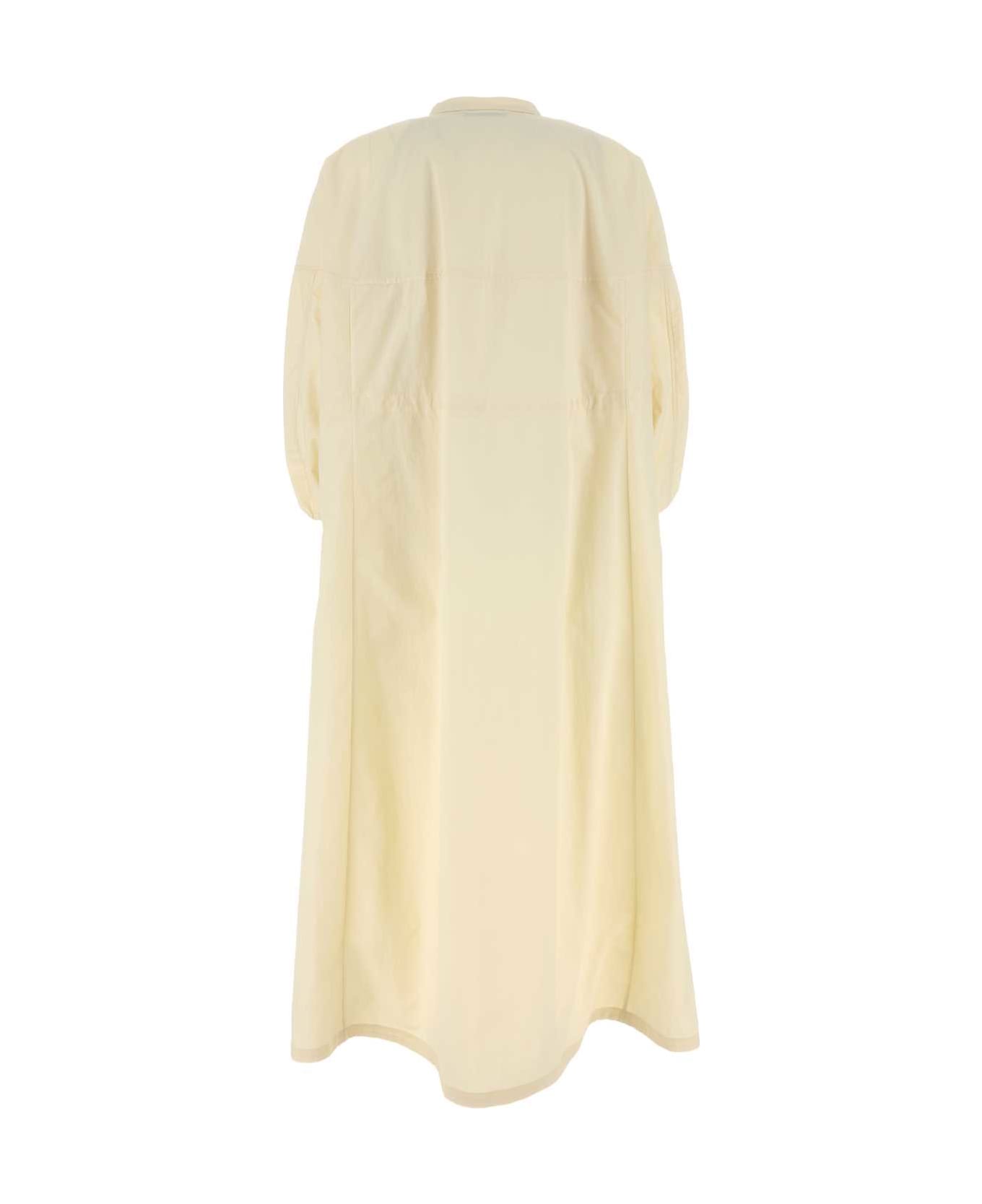 Herno Cream Nylon Laminar Dress - PANNASCURO