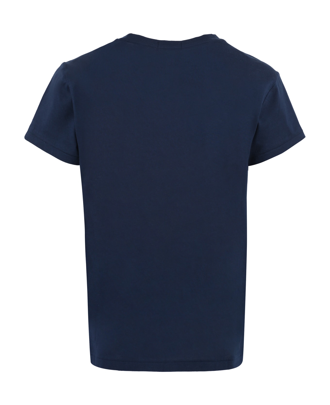 Ralph Lauren Logo Cotton T-shirt - Cruise Navy