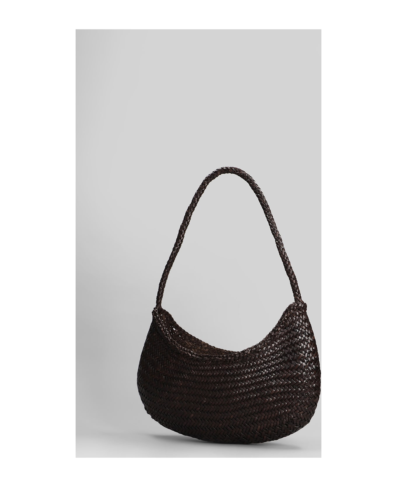 Dragon Diffusion Nova Luna Hand Bag In Brown Leather - brown