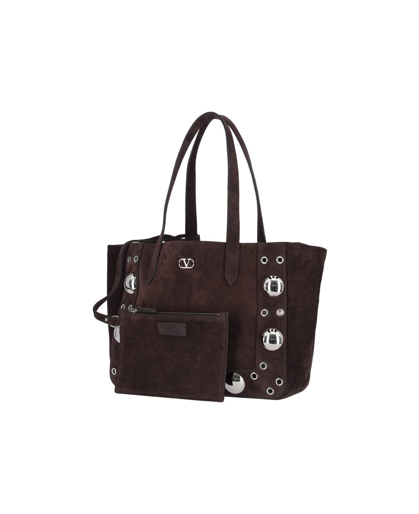 Valentino Garavani 
nellcôte
 Small Tote Bag - Brown