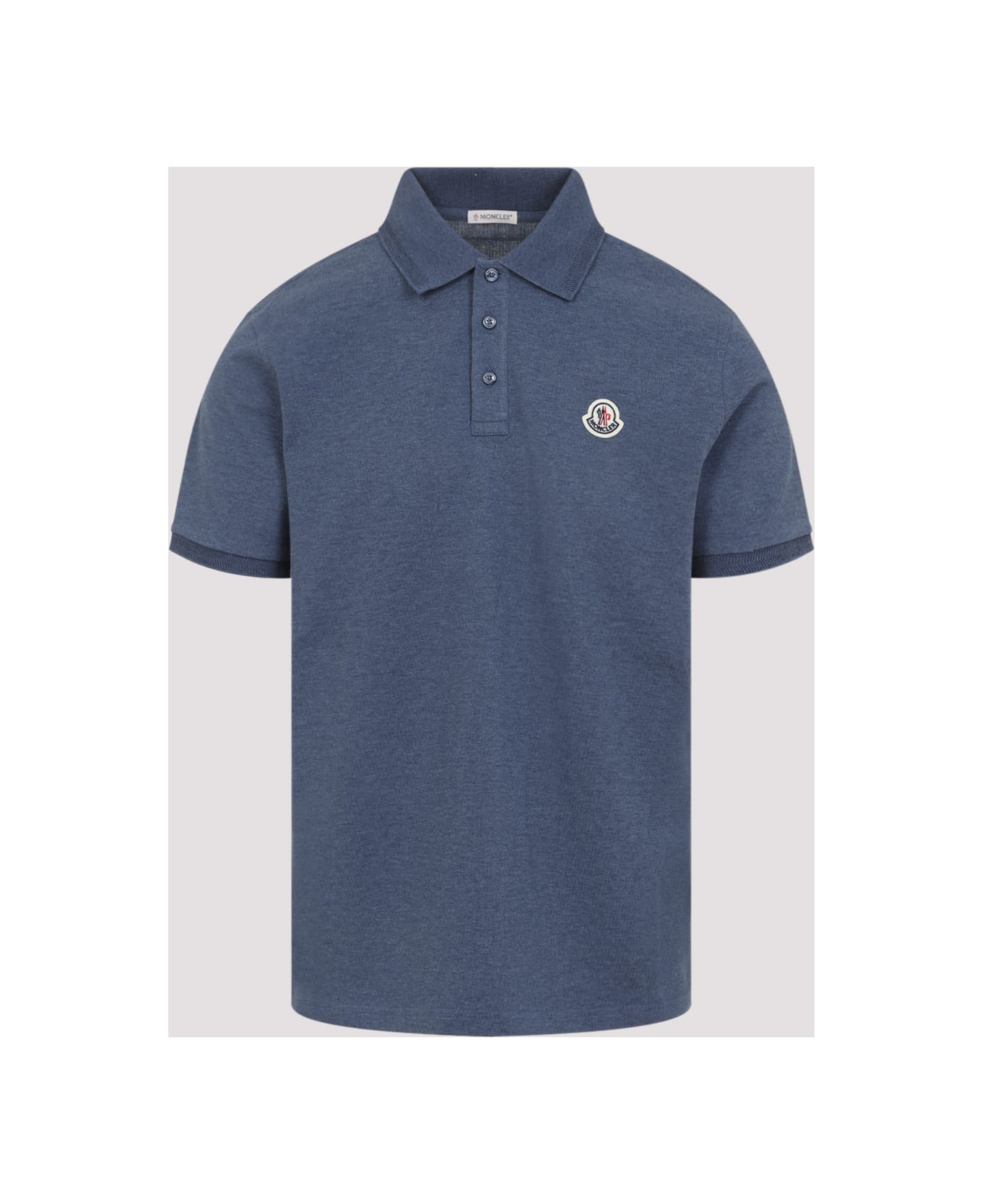 Moncler Ss Polo - Navy