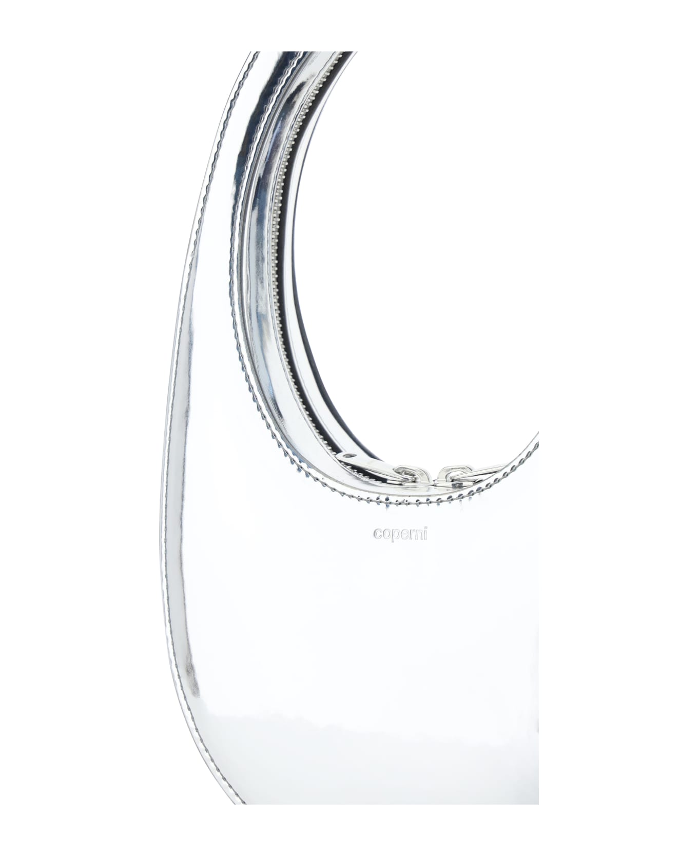 Coperni Patent Mini Shoulder Bag - Silver