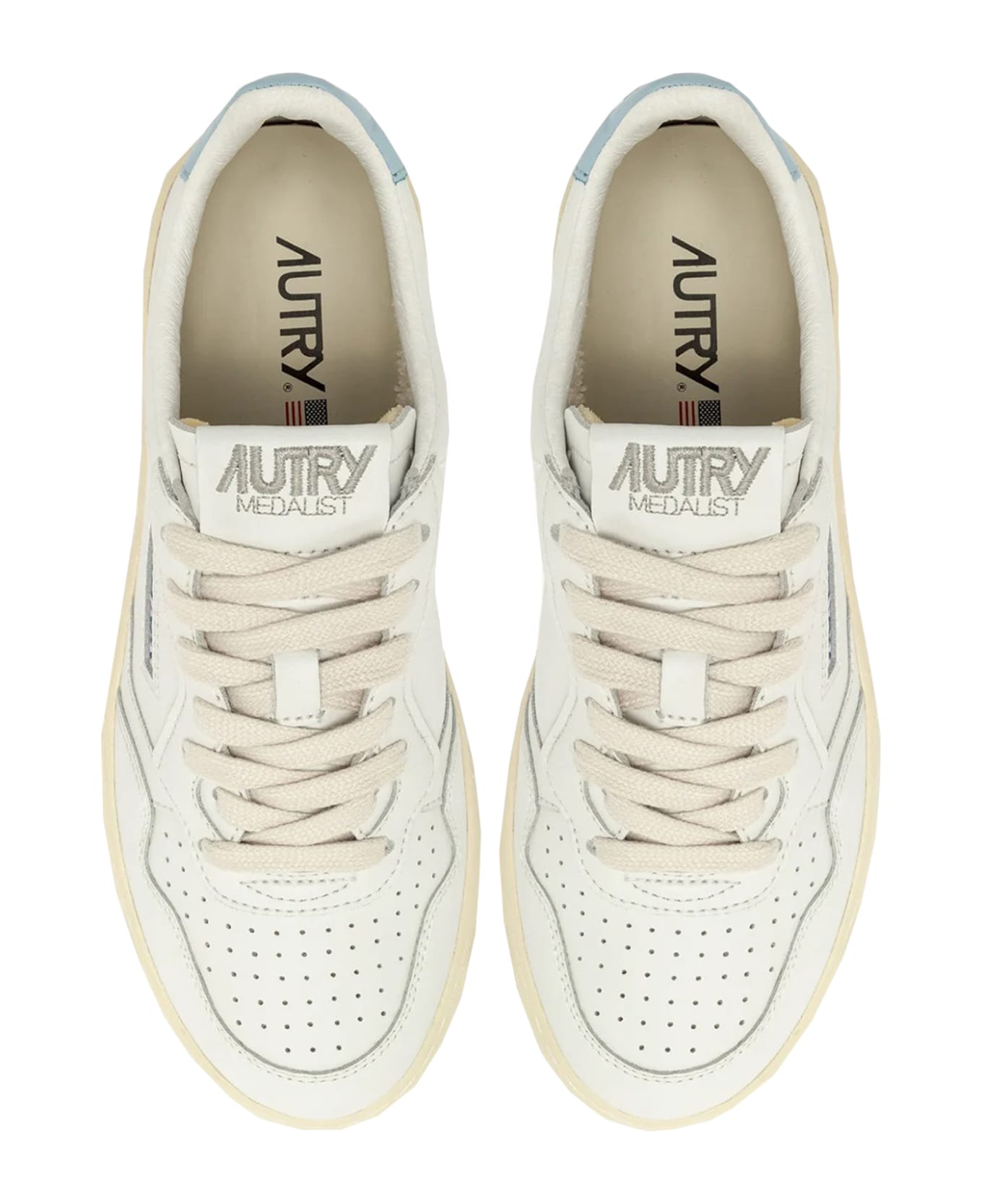 Autry Medalist Low - Clear Blue