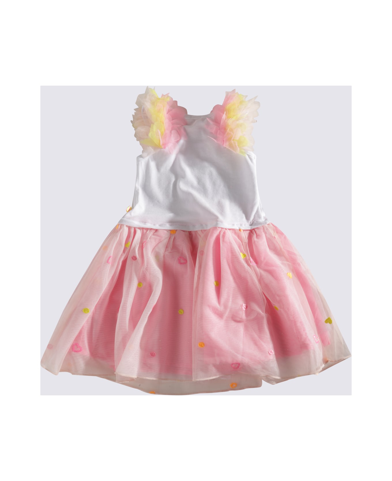 Billieblush White And Pink Dress - White