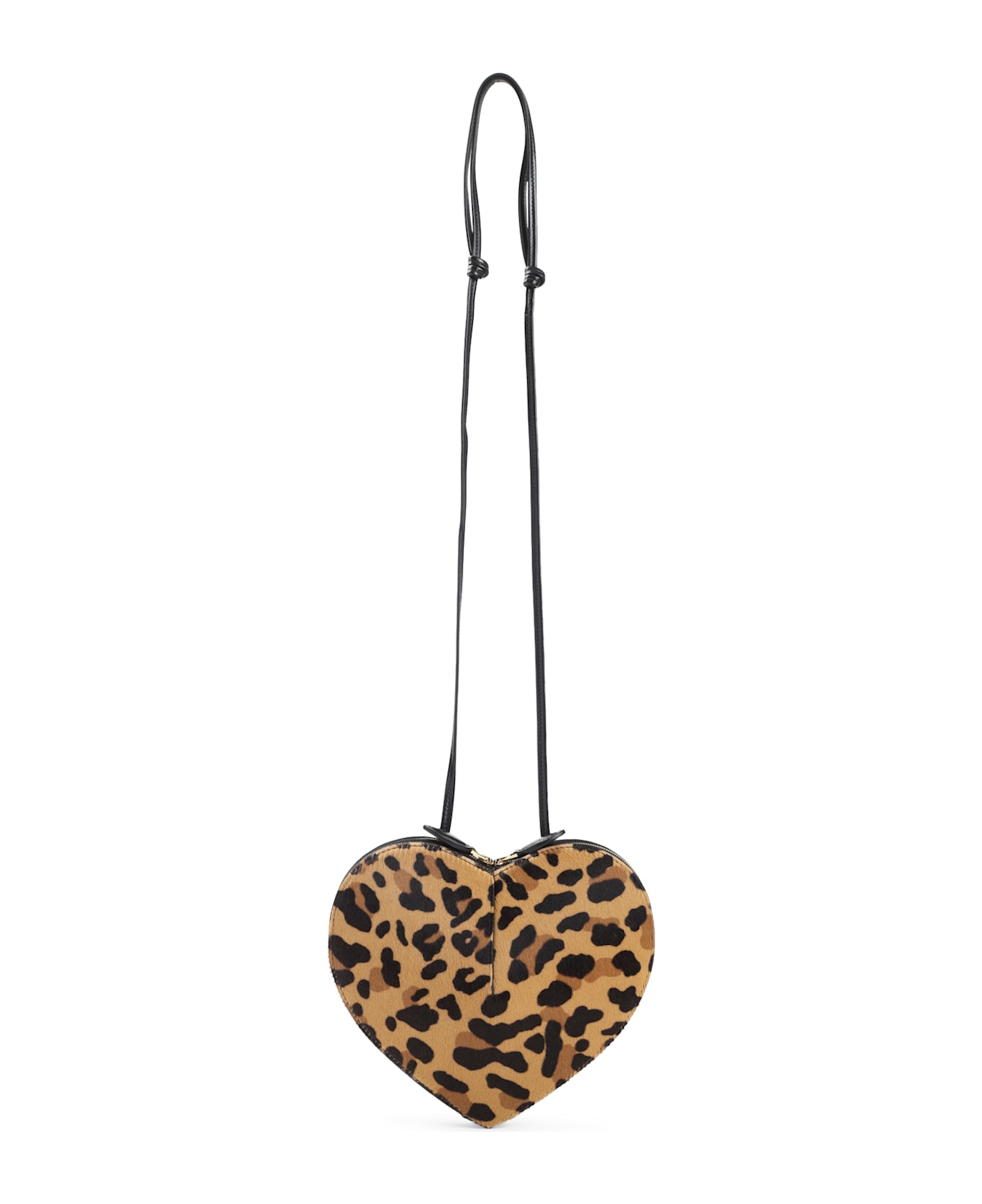 Alaia Alaïa Le Coeur Leopard Shoulder Bag - Brun Sepia