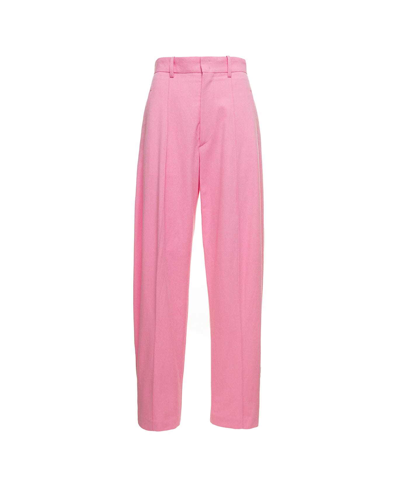 Isabel Marant 'sopiaeva' Baby Pink Palazzo Pants With Belt Loops In Viscose And Cotton Woman Isabel Marant - Pink
