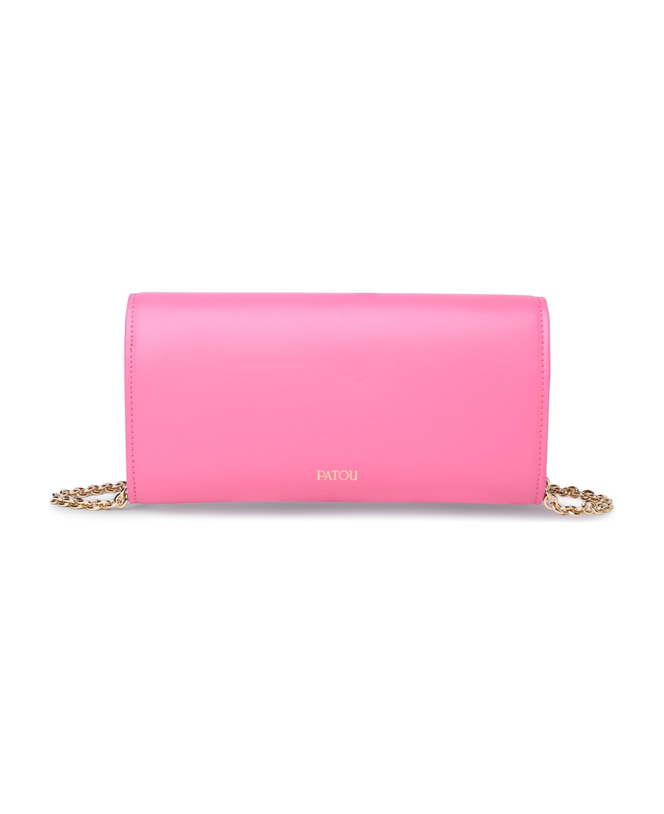 Patou 'jp' Pink Leather Crossbody Bag - Pink