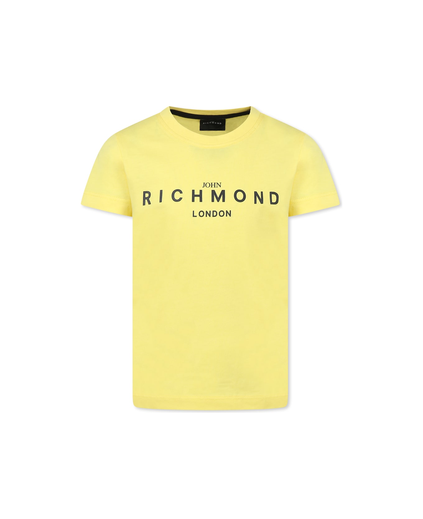 Richmond Yellow T-shirt For Boy With Logo - Yellow