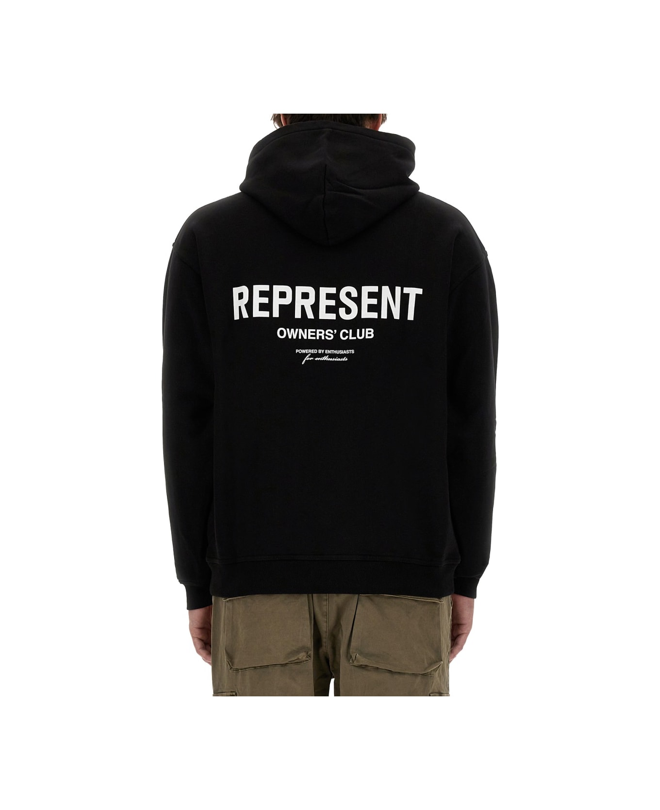 REPRESENT Sweatshirt With Logo - Black フリース
