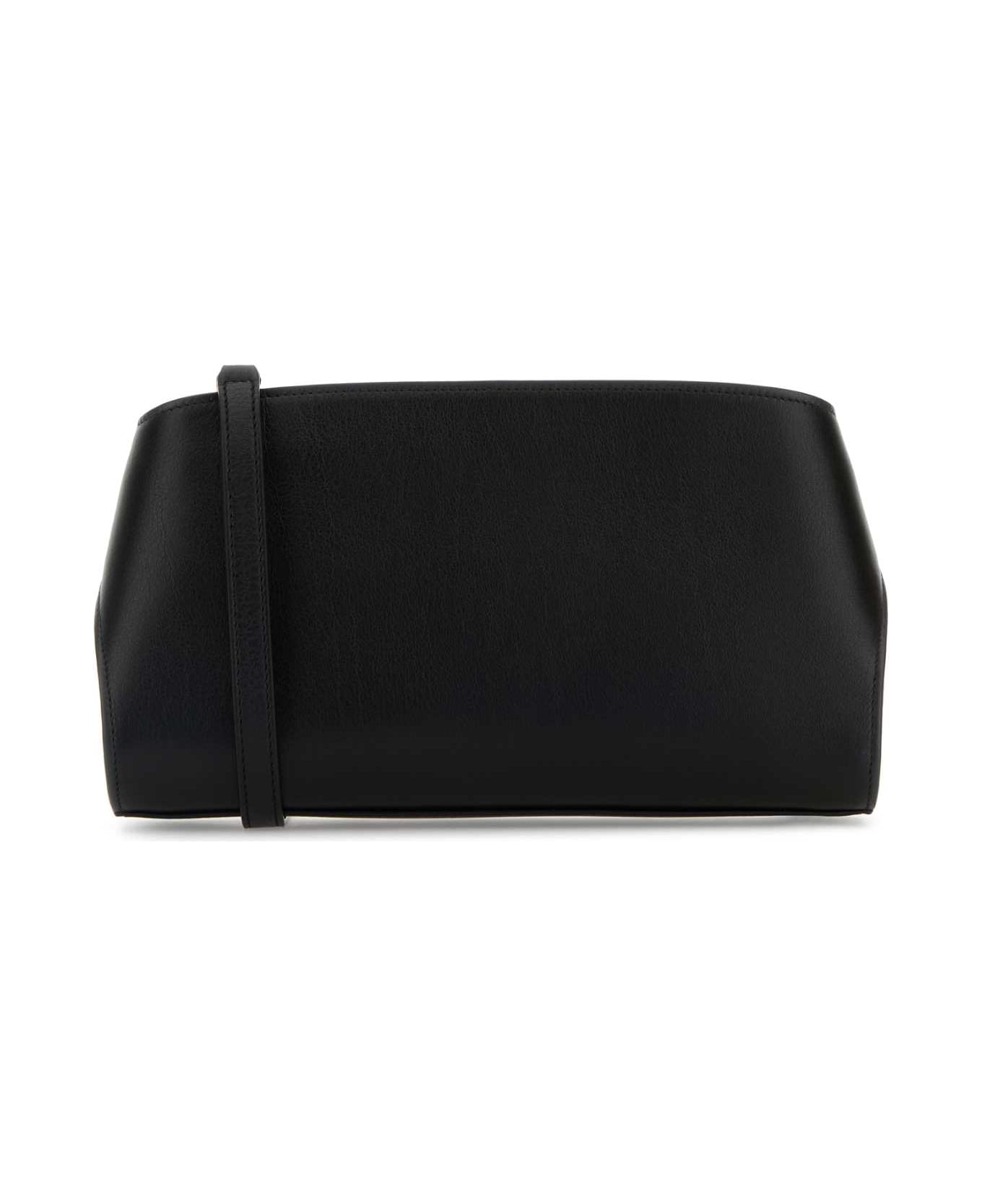 Ferragamo Black Leather Crossbody Bag - NERFLARED